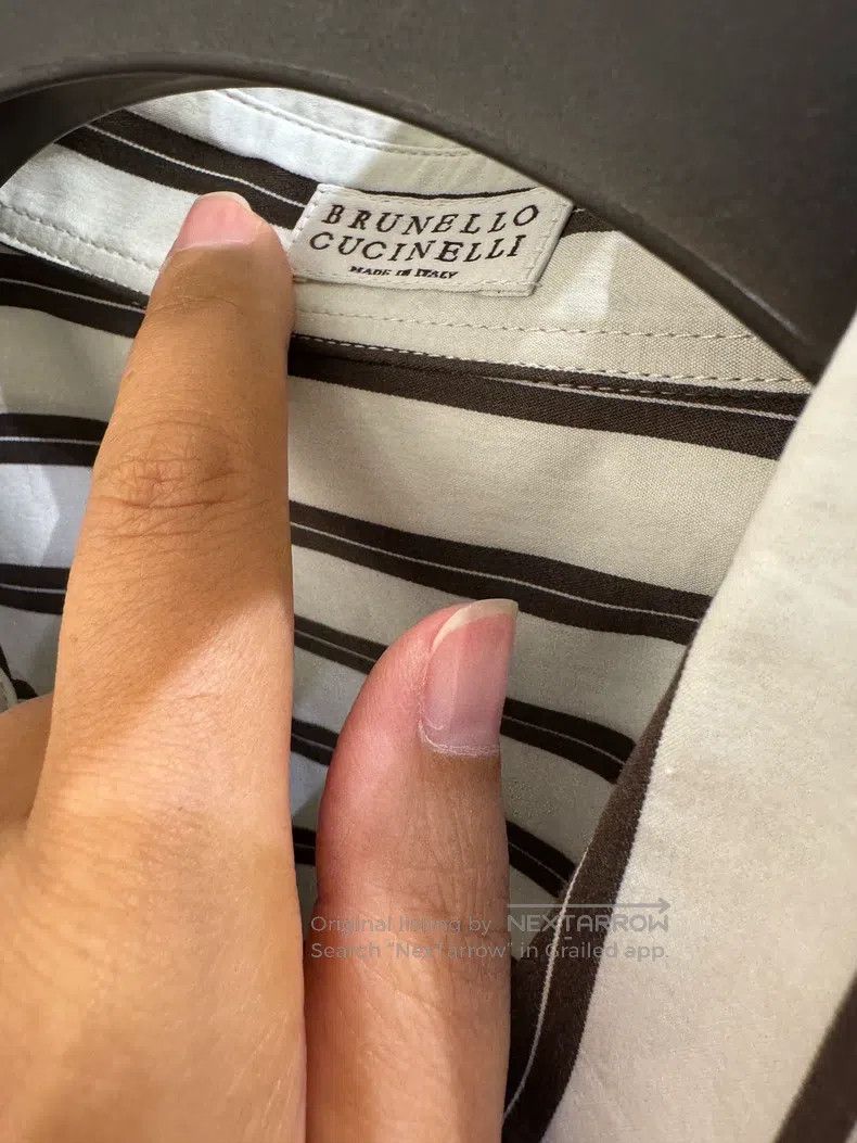Brunello Cucinelli Brunello Cucinelli Short-sleeve Shirt Size M / US 6-8 / IT 42-44 - 4 Thumbnail