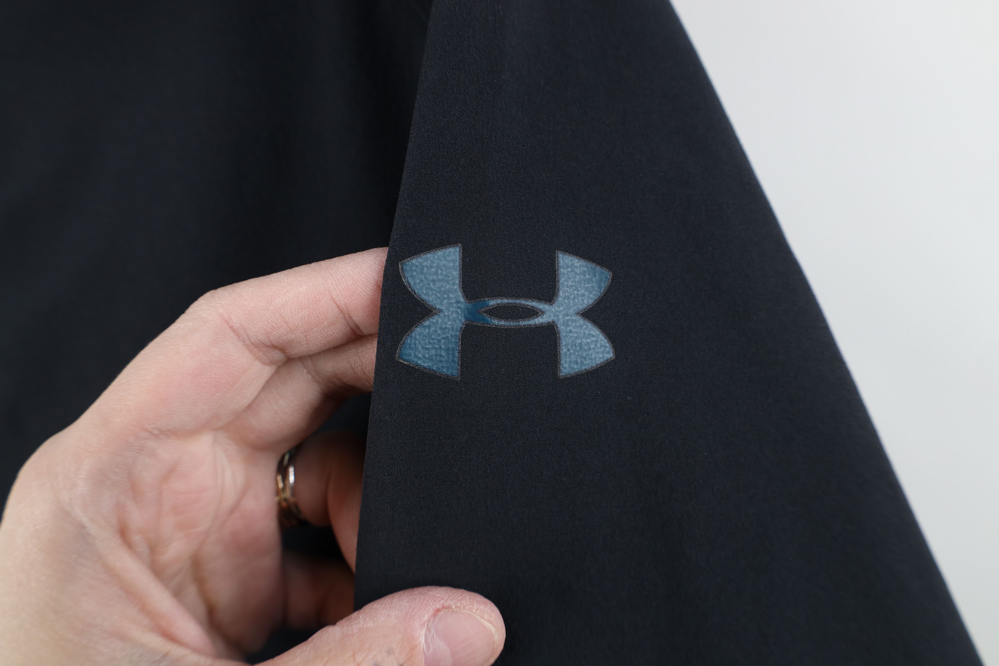 Under Armour Under Armour Color Block Half Zip Hooded Jacket Fitted Size US M / EU 48-50 / 2 - 4 Thumbnail