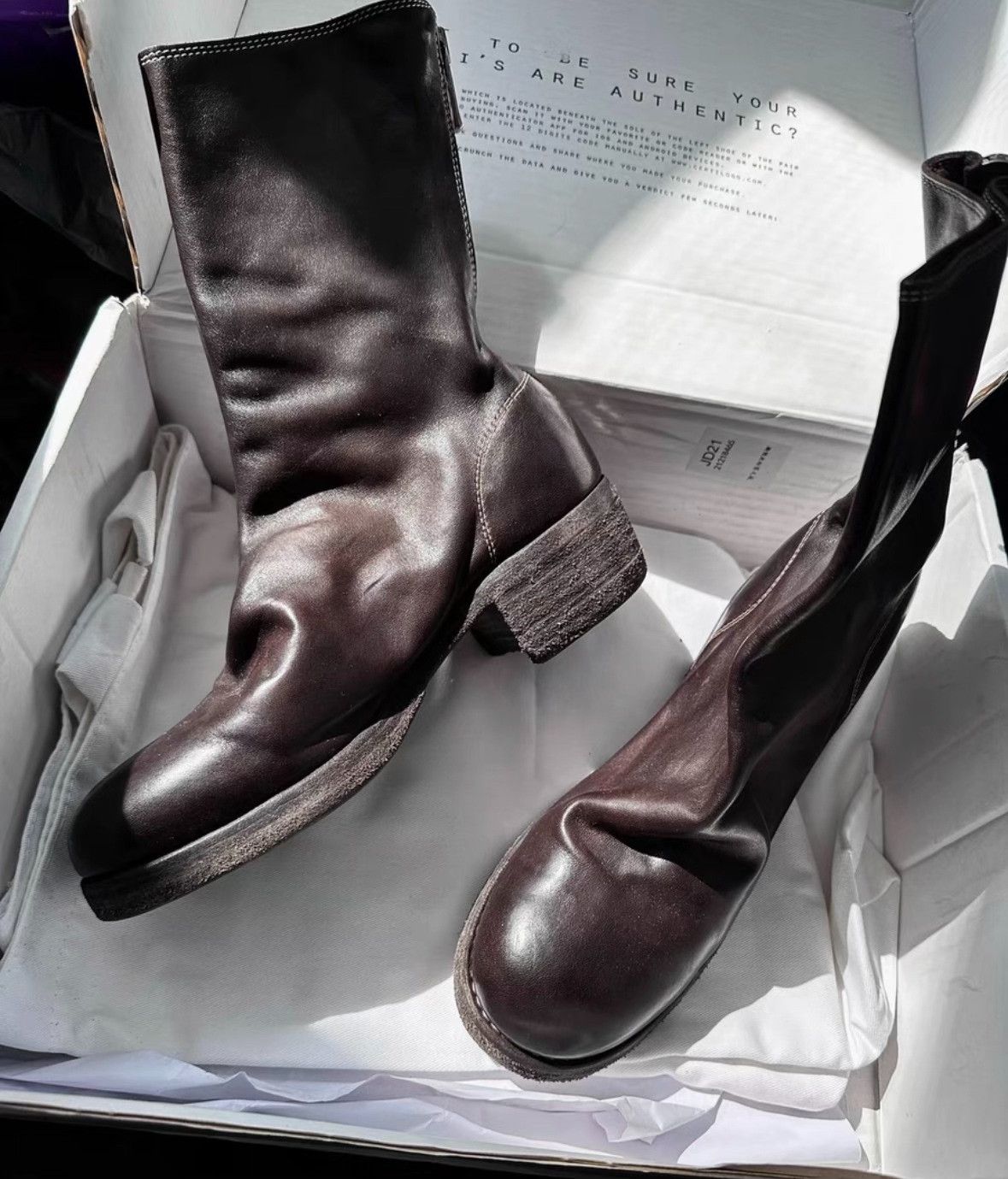 Guidi guid 788z brown leather ankle boots Size US 5.5 / EU 38 - 1 Thumbnail