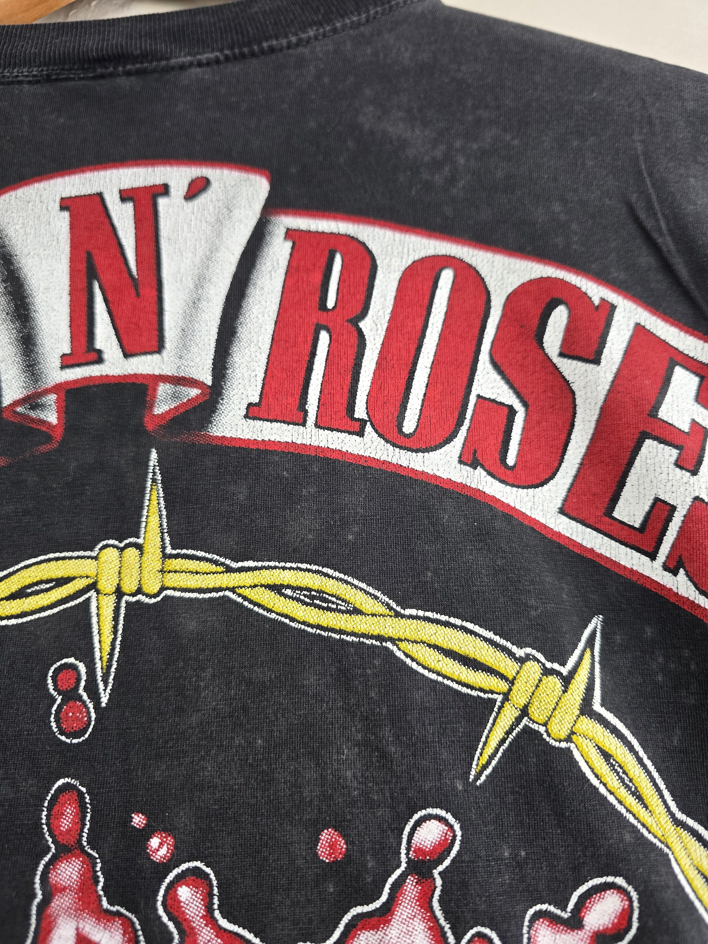 Band Tees × Guns N' Roses × Vintage 90s Guns N Roses Jocker Tattoo XL 25" 30" Size US XL / EU 56 / 4 - 7 Thumbnail