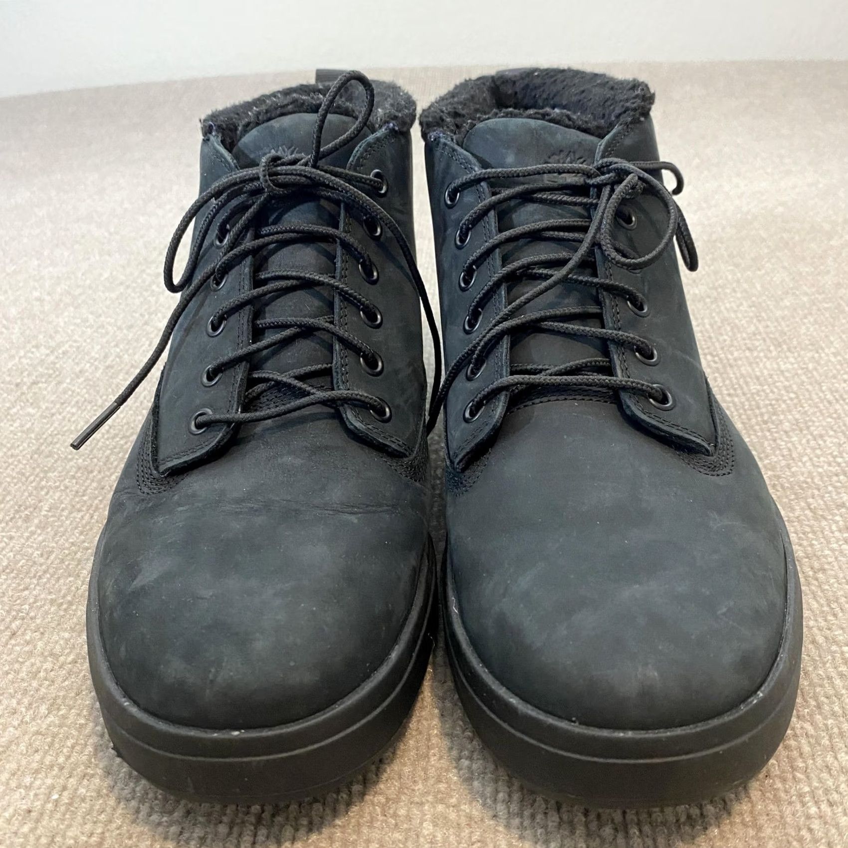 Timberland Timberland Boots Mens Size 12 Black Nubuck Shearling Ankle Winter Lined A2G6R Size US 12 / EU 45 - 4 Thumbnail