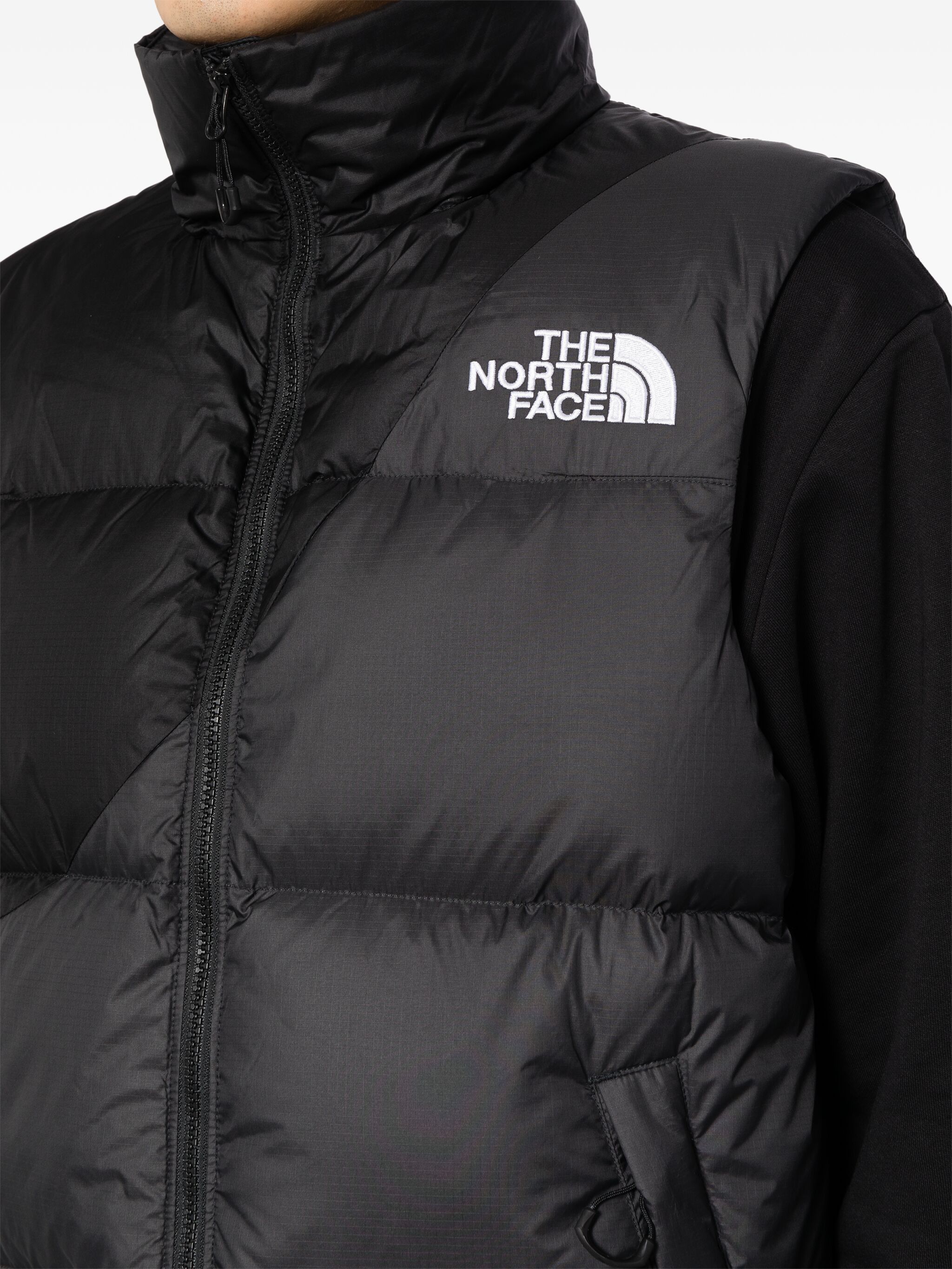 The North Face o1s22i1n1124 Nylon Ripstop Vest in Grey Black Size US S / EU 44-46 / 1 - 5 Thumbnail