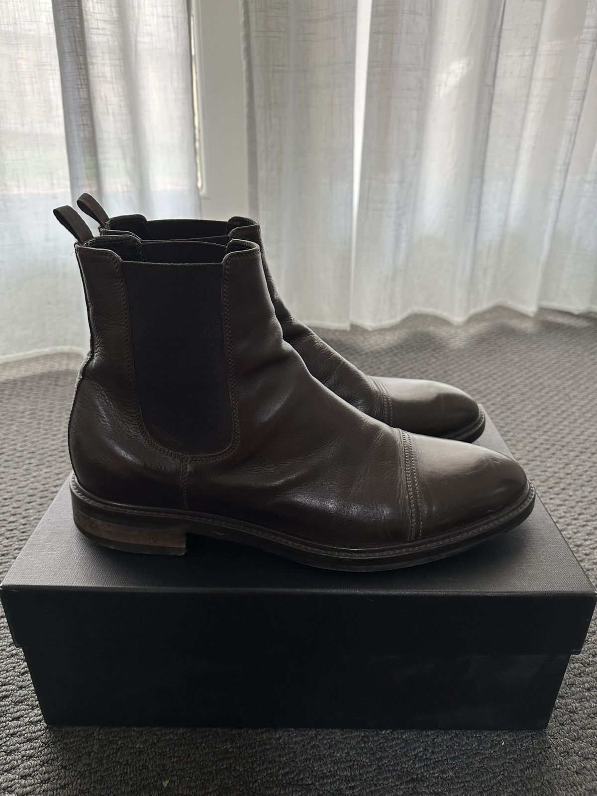 Paul Smith Paul Smith Jake Dark Brown Chelsea Boots Size US 9.5 / EU 42-43 - 2 Thumbnail