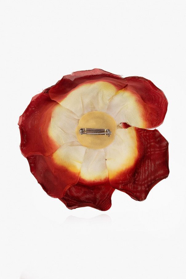 Saint Laurent Paris o1s1wg110125 Size: OS / 720418 Small Gradient Rose Brooch Size ONE SIZE - 3 Thumbnail
