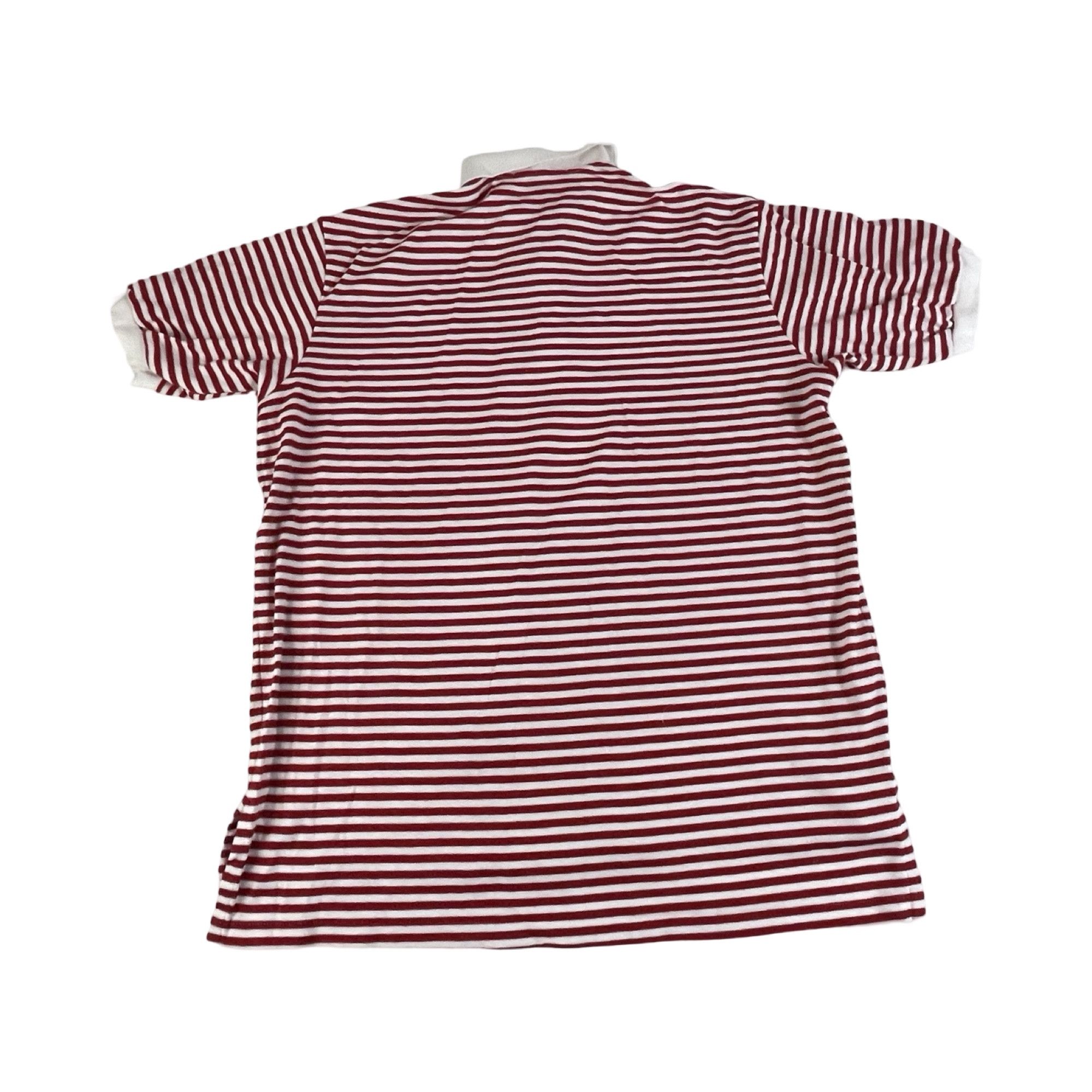 Polo Ralph Lauren Vintage Polo Ralph Lauren Red Striped Polo Mens Large Size US L / EU 52-54 / 3 - 4 Thumbnail