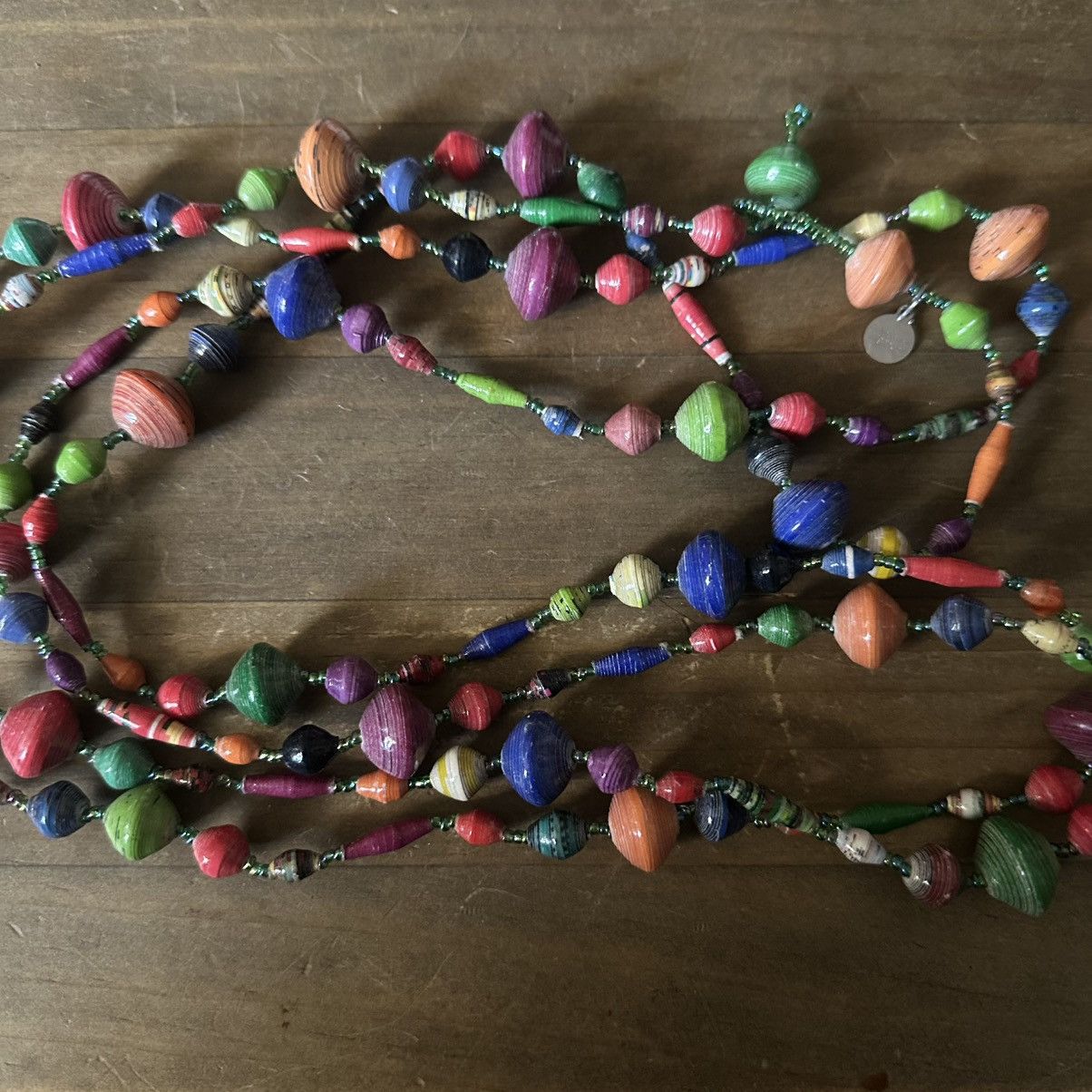 Other Bead For Life long multicolor paper bead necklace Size ONE SIZE - 3 Thumbnail