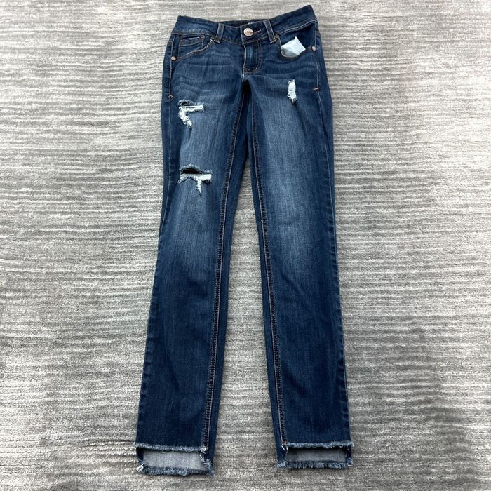 Vintage 1822 Denim Jeans Size 24 Womens Skinny Leg Low Rise Medium Wash ...