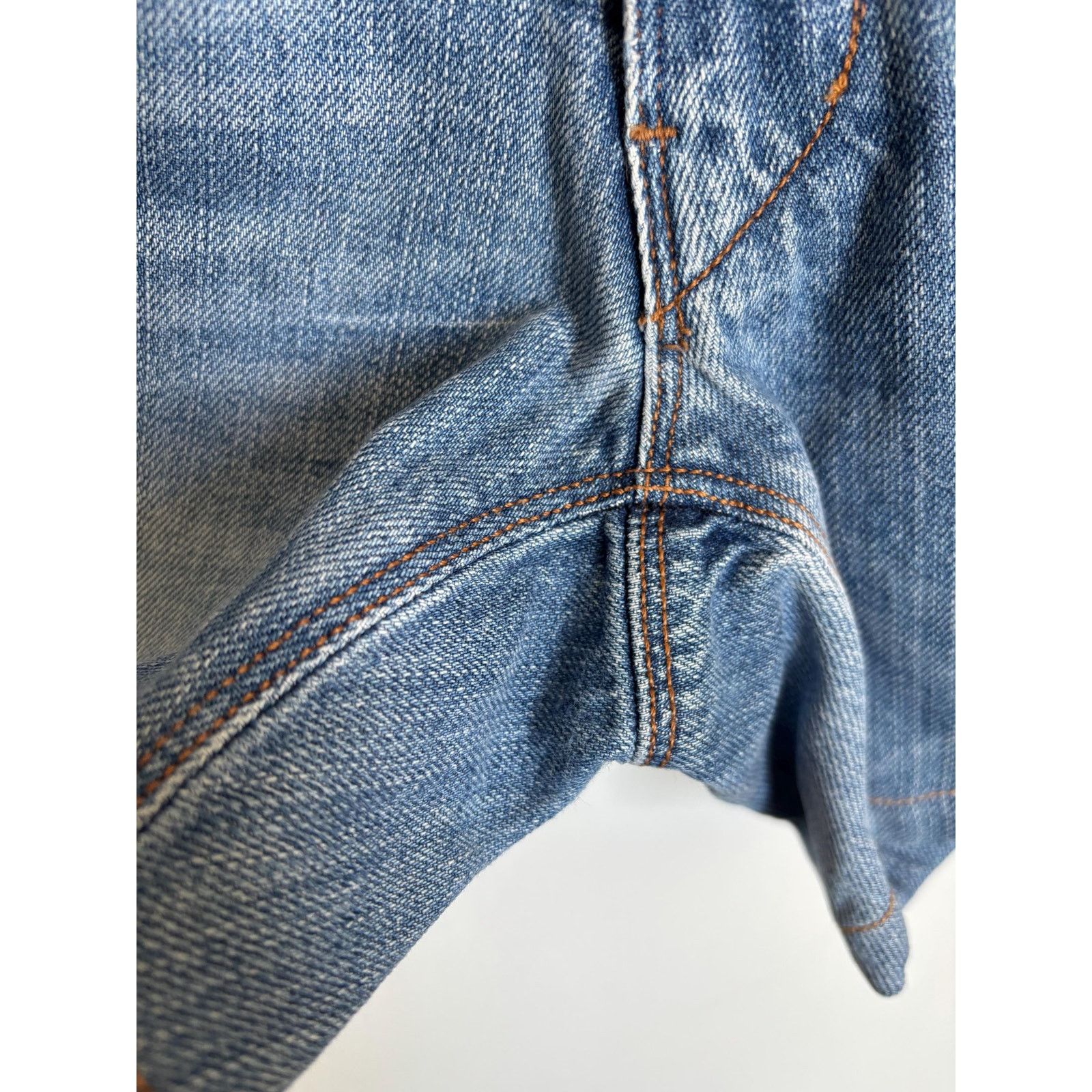 Levi's Levi's Engineered Jeans W27 Y2K Twisted Stretch Denim Shorts Size US 27 - 9 Thumbnail
