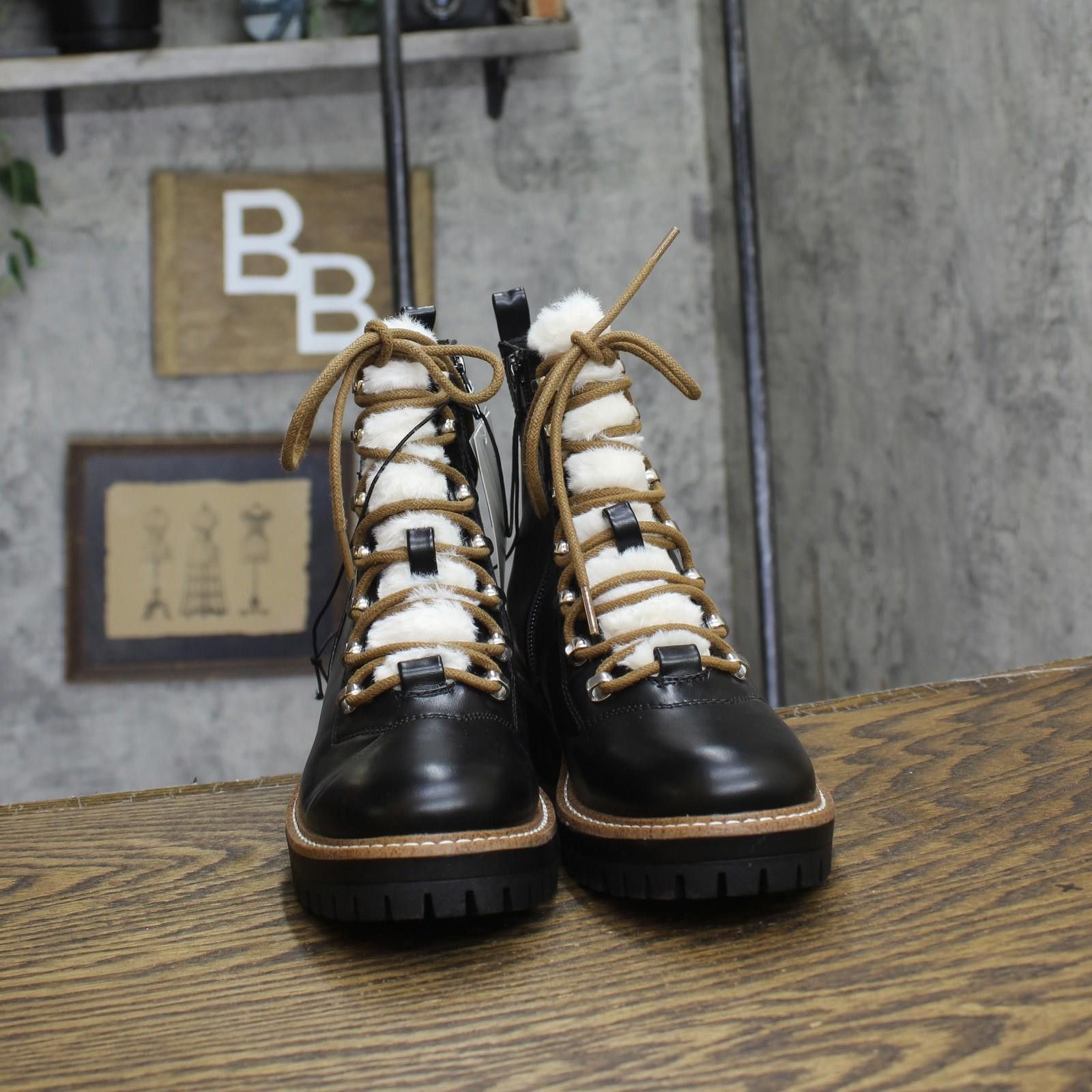Other A New Day Womens Leighton Hiking Boots 85973869 Black 5.5m Size US 5.5 / IT 35.5 - 3 Thumbnail