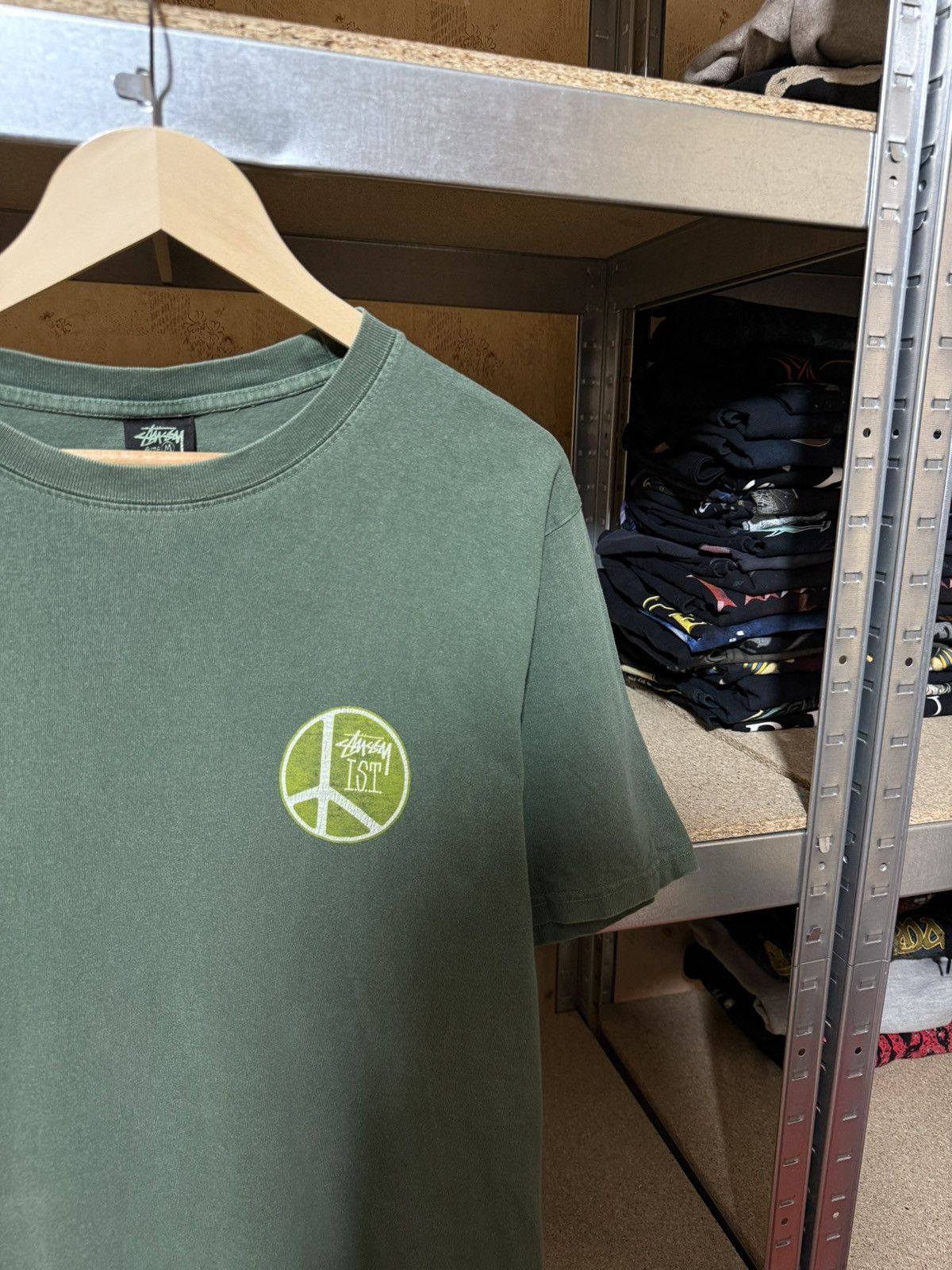 Stussy × Vintage Vintage 2000’s Stussy IST Made In USA T-Shirt Y2K Hype Size US M / EU 48-50 / 2 - 3 Thumbnail