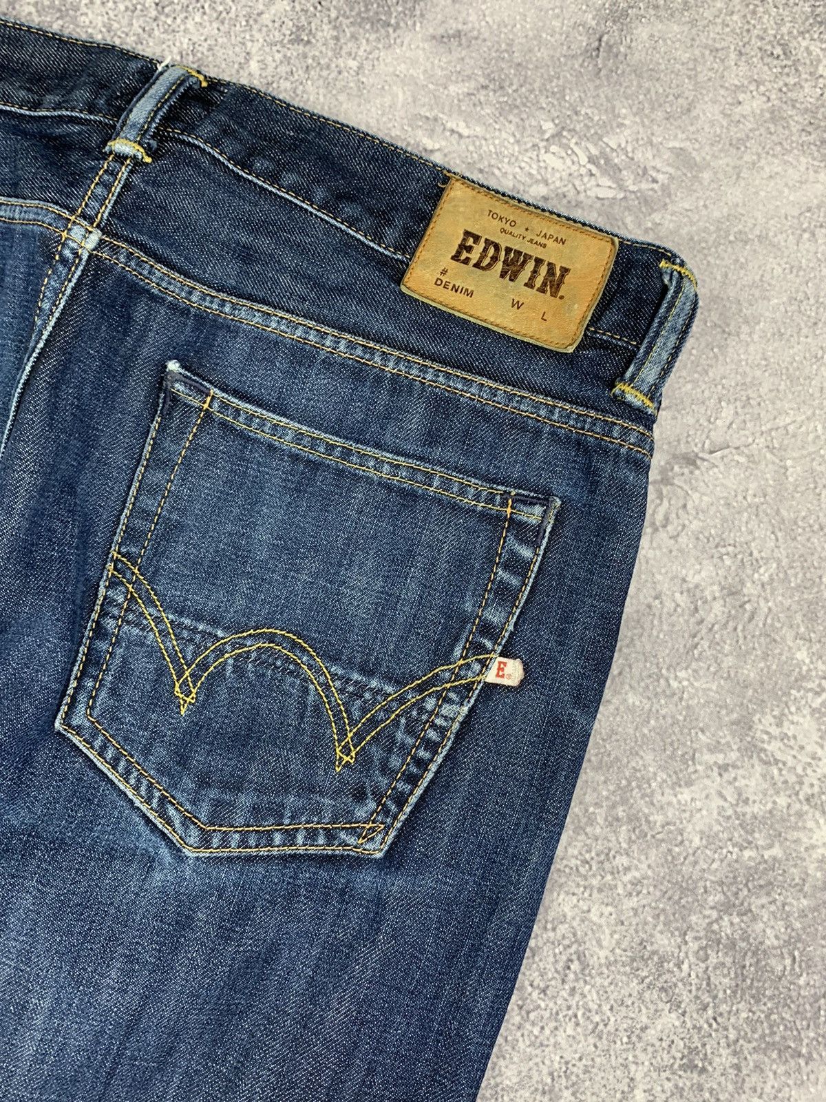Edwin Vintage Edwin Selvage Slim Jeans Size 32x32 Japanese Brand Size US 32 / EU 48 - 6 Thumbnail