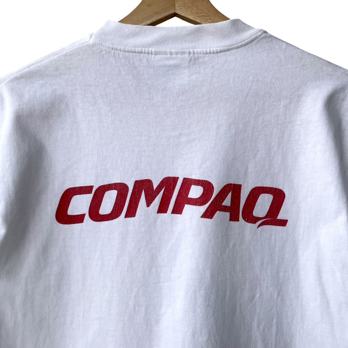 Vintage Compaq X Tandem Computers Vintage 1990s Merging Promo Tee Size US S / EU 44-46 / 1 - 5 Thumbnail