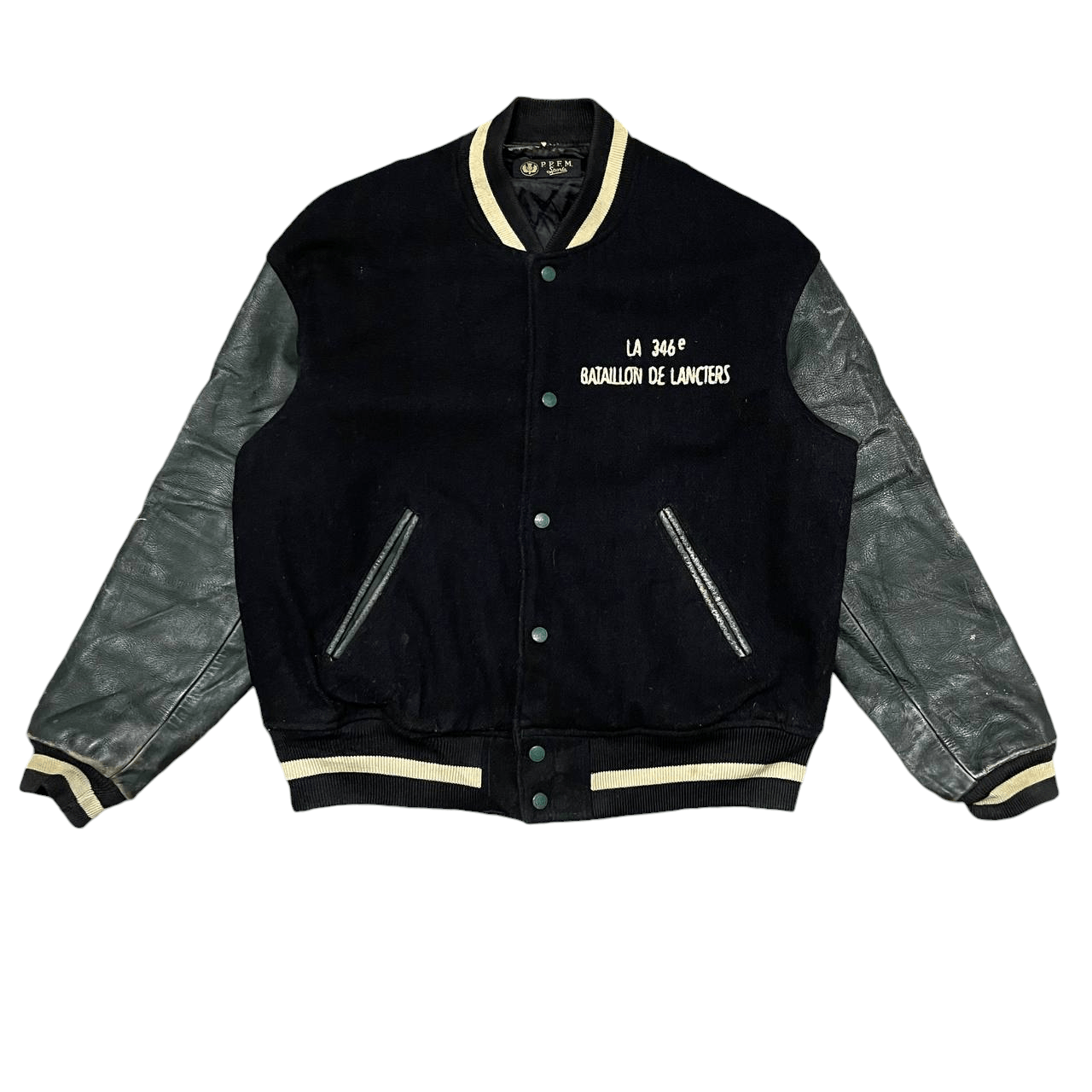 PPFM Vintage 90's PPFM Peyton Place For Men Varsity Jacket Size US M / EU 48-50 / 2 - 5 Thumbnail