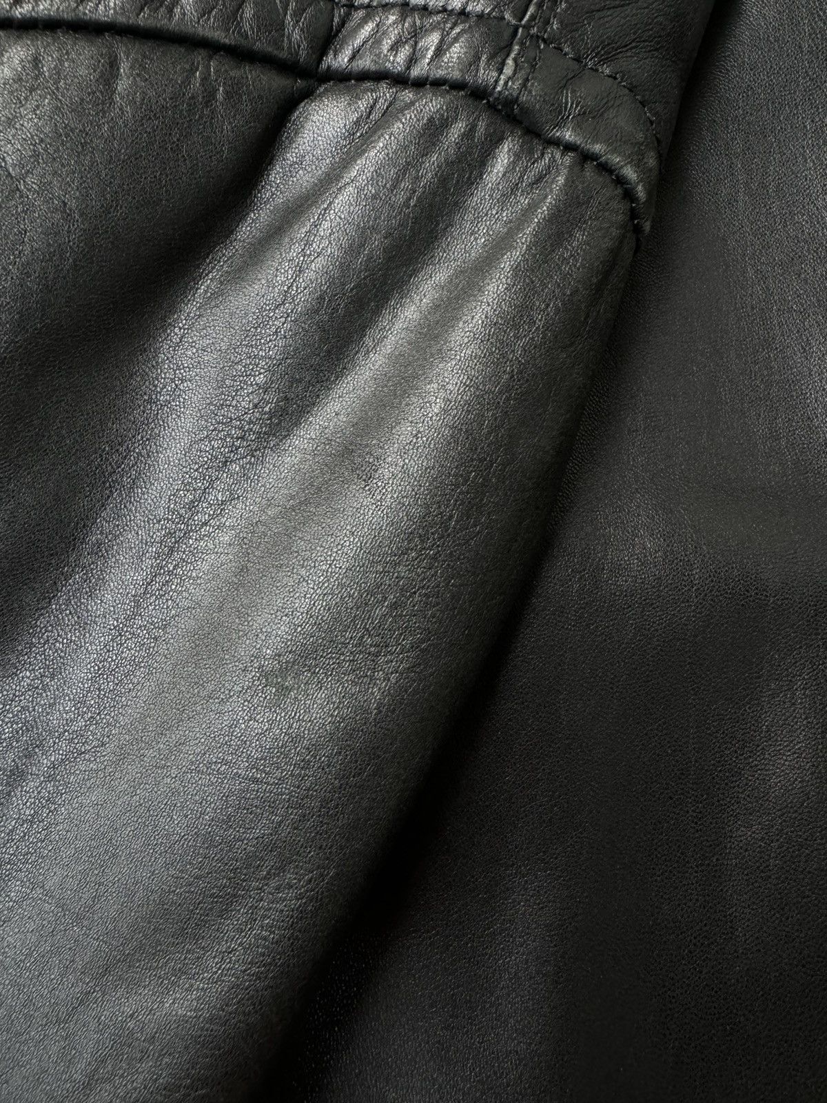Jil Sander Jil Sander 1980's Double Breasted Leather Caban Jacket Size US S / EU 44-46 / 1 - 9 Thumbnail