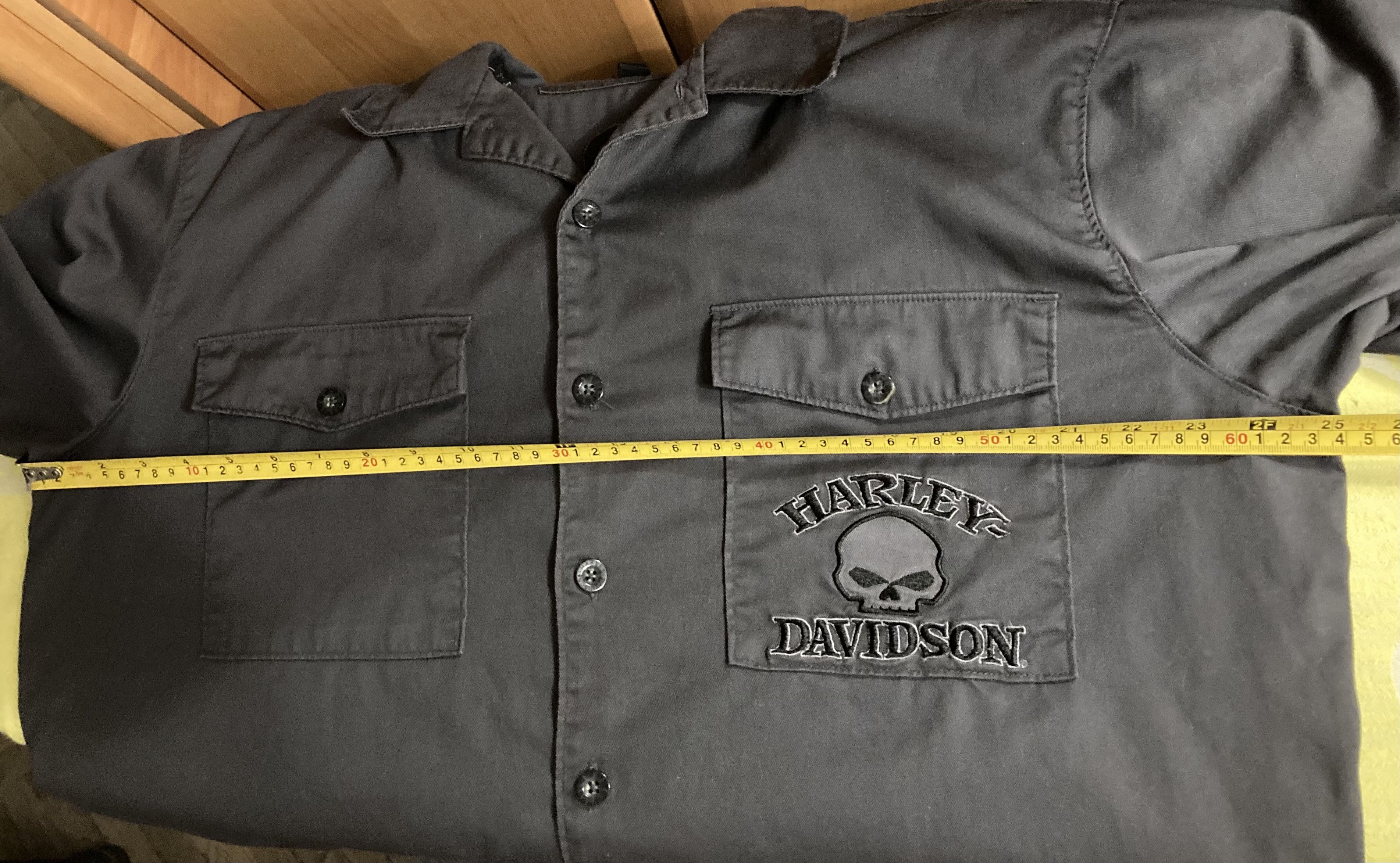 Harley Davidson Harley Davidson Skull 2012 Shirt embroidered Big logo Size US XL / EU 56 / 4 - 12 Thumbnail