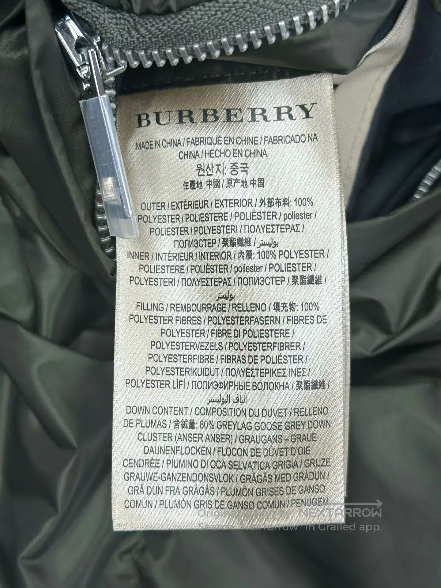 Burberry Burberry Classic Plaid Two-Sided Zippered Down Jacket| Size S / US 4 / IT 40 - 4 Thumbnail