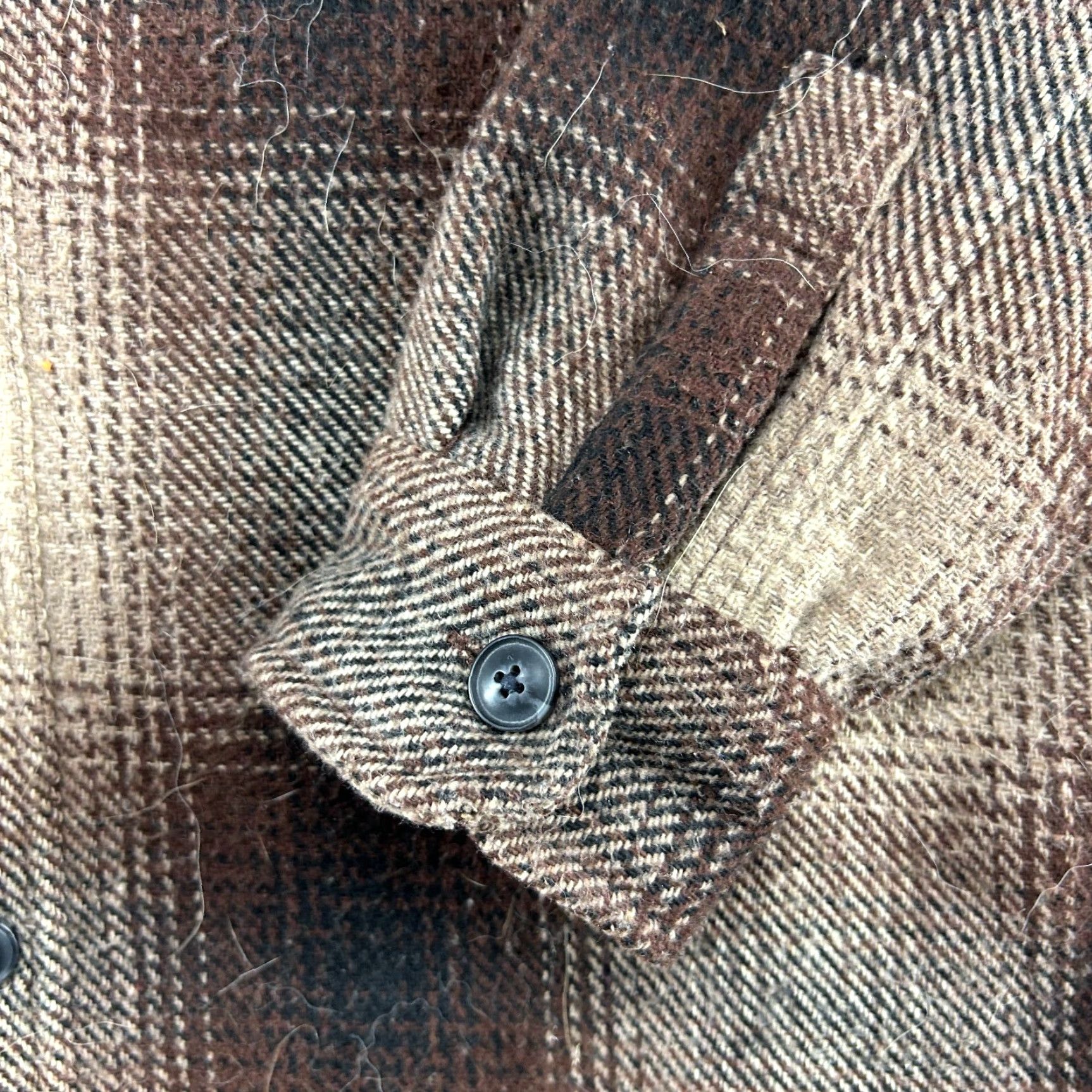 Vintage VINTAGE JACHS New York Jacket Mens M Brown Plaid Wool Blend Bomber Jacket Lined 90s Wool Flannel Cotton Lining Mens Size US M / EU 48-50 / 2 - 3 Thumbnail