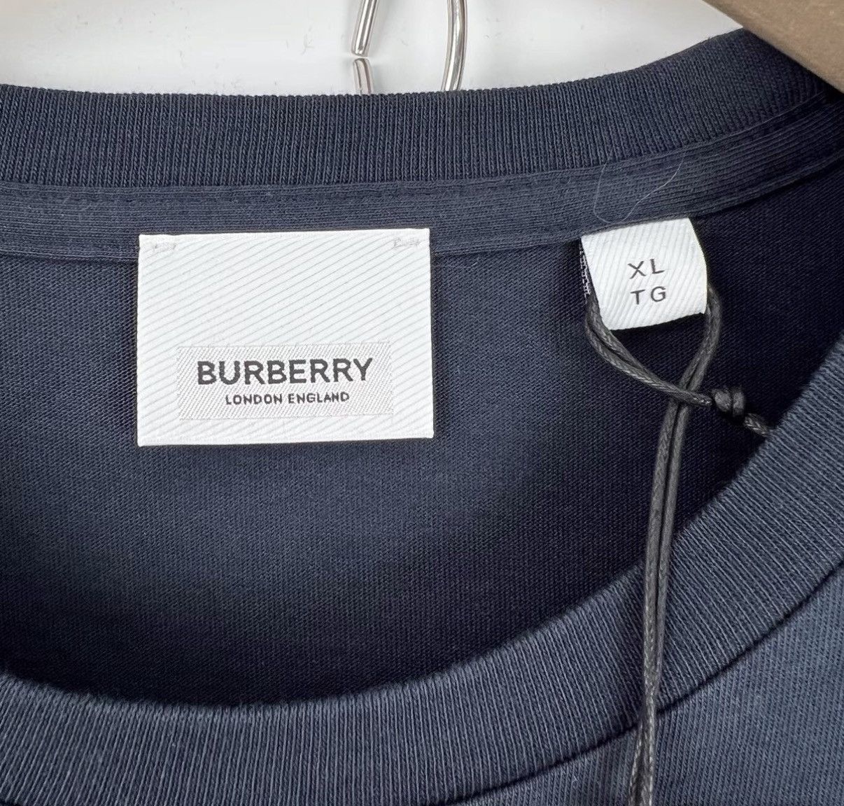 Burberry Burberry B Logo Embroidered Short Sleeve T-shirt K12 Size US XXL / EU 58 / 5 - 4 Thumbnail