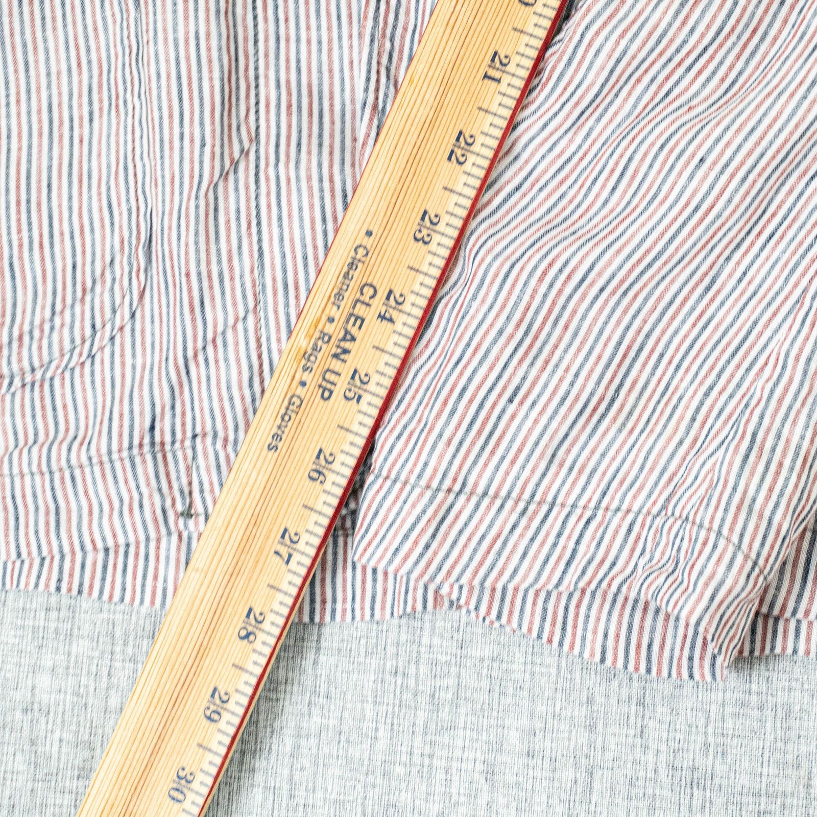 C.P. Company CP COMPANY Linen Unstructured Blazer Jacket Red Blue 50 Size 40L - 14 Thumbnail