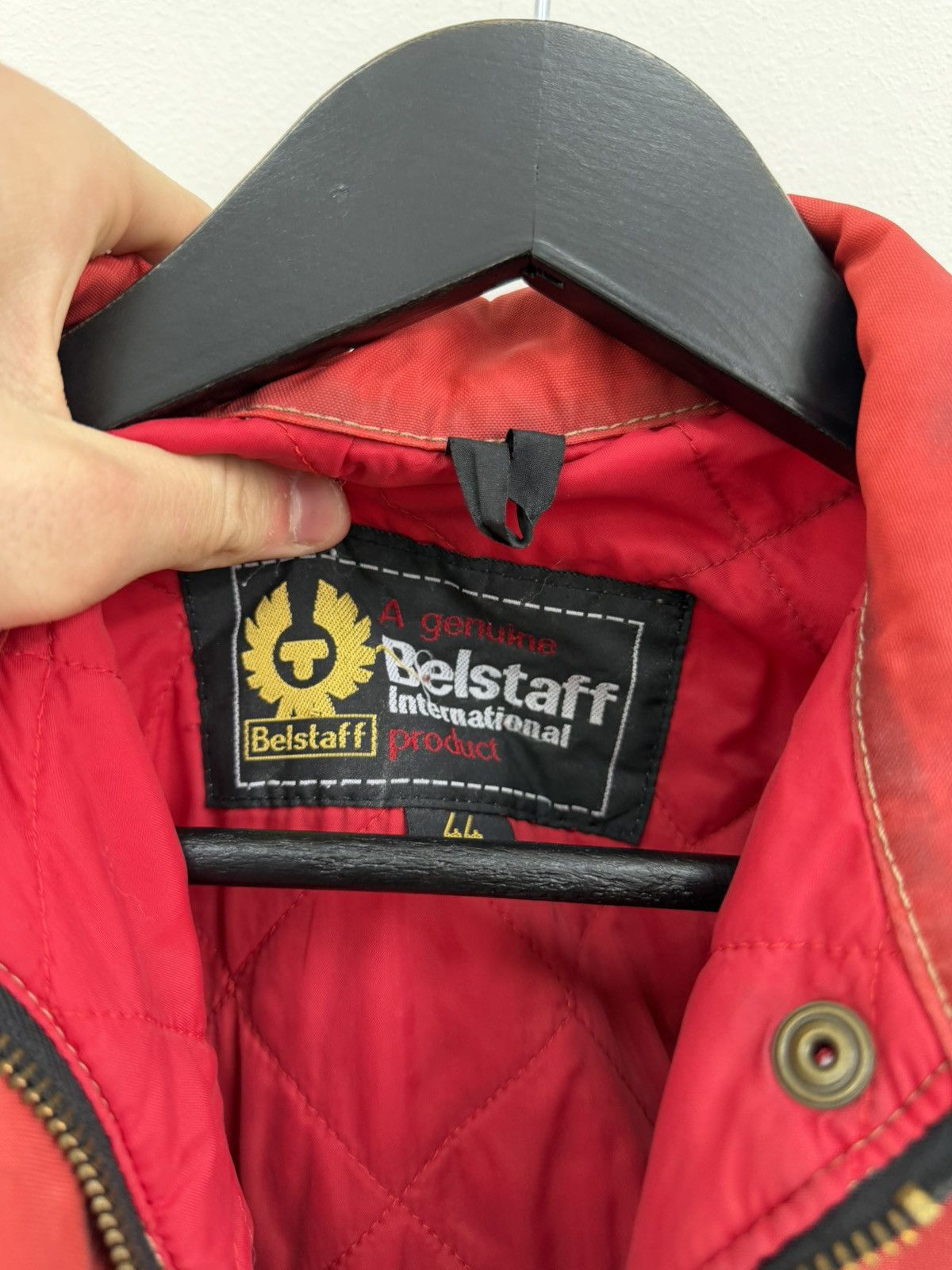 Belstaff Belstaff Wax Womens Red Gangster Biker Motorcycle Jacket Size S / US 4 / IT 40 - 11 Thumbnail