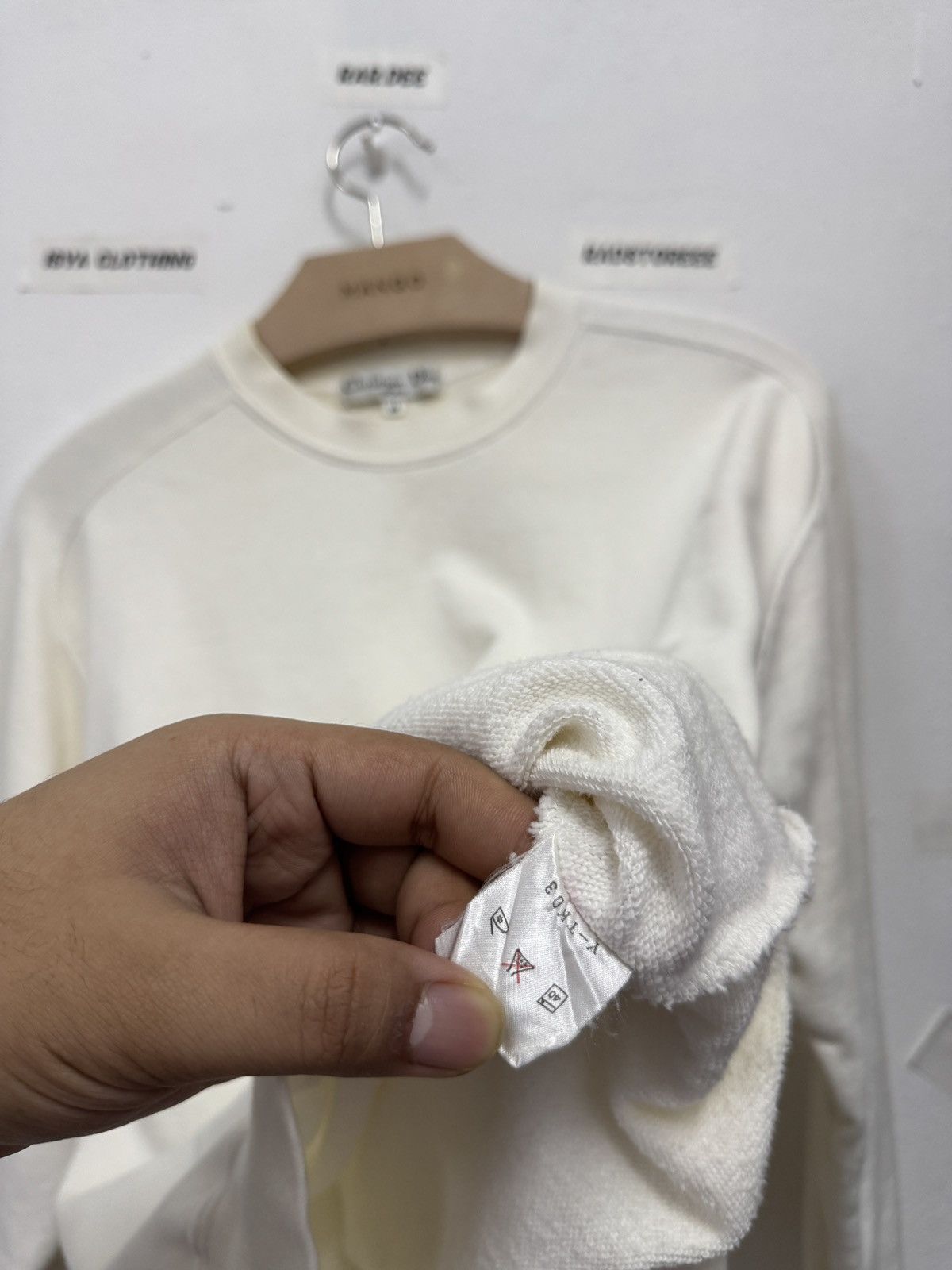 Christian Dior Monsieur Christian Dior Sport Sweatshirt Cream Size US M / EU 48-50 / 2 - 8 Thumbnail
