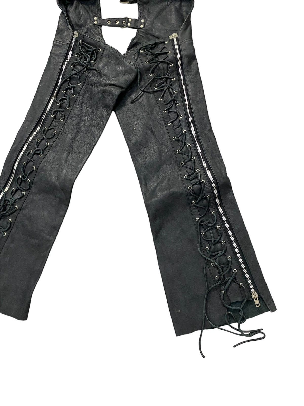 KMRii × Kadoya × Leather LEATHER CHAPS SEDITIONARIES STYLE MORAN JAPAN VINTAGE Size US 32 / EU 48 - 5 Thumbnail