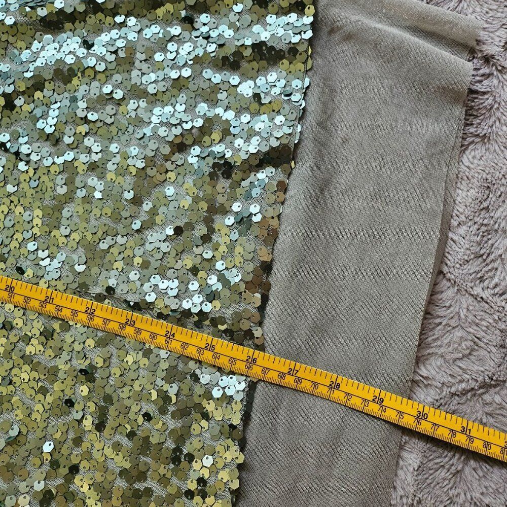 Anna Molinari Annarita N Seafoam Green Sequin Strapless Dress Small Size S / US 4 / IT 40 - 4 Thumbnail