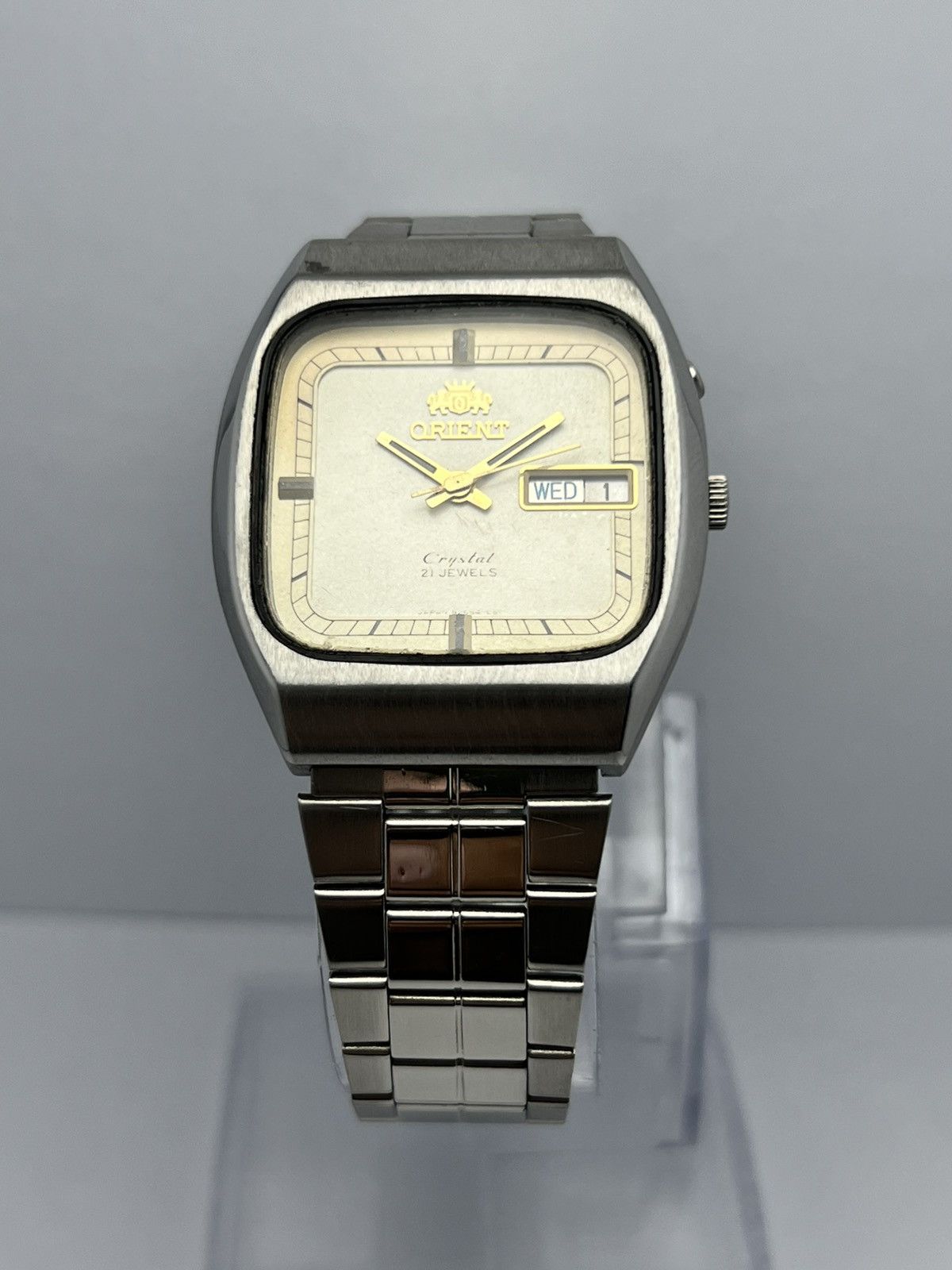 Orient Vintage Orient Automatic wrist Watch Day/Date Japan Size 36 - 17 Thumbnail