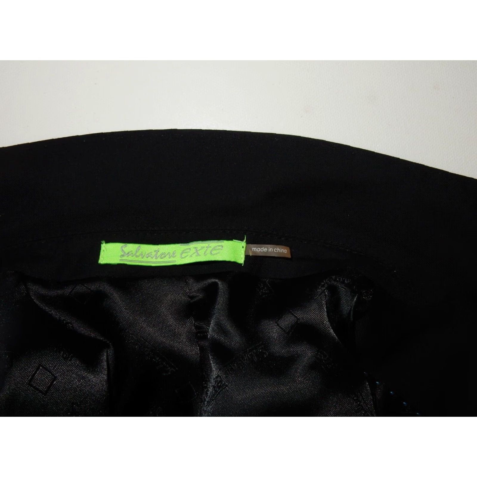 Salvatore Ferragamo Salvatore Exte Men's Blazer Sport Coat Jacket Size 46 EUR/36 US Black Polyester&Viscose Regular Men 1 Piece Size 46R - 7 Thumbnail