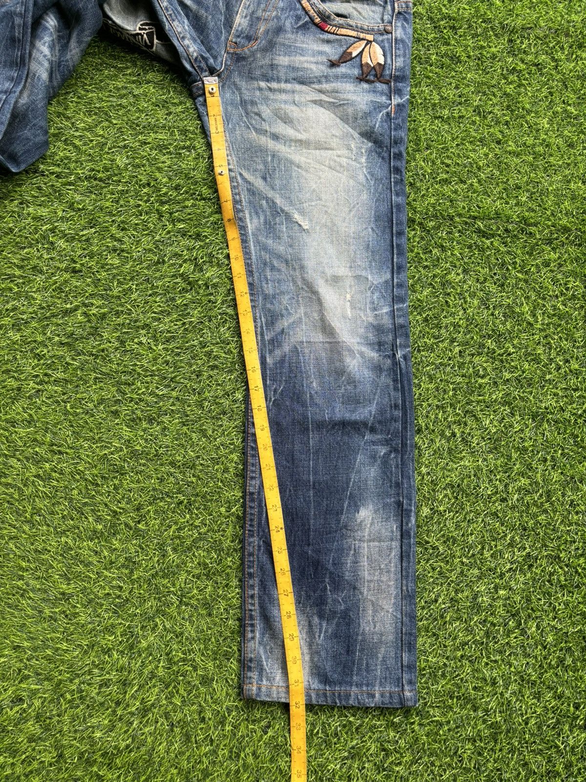 Tornado Mart Y2k Red Pepper Ifsixwasnine Punk Style Jeans Size US 31 - 18 Thumbnail