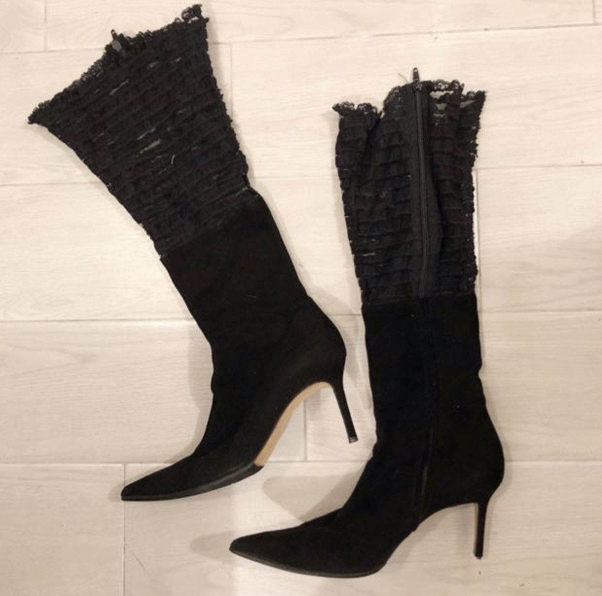 John Galliano John Galliano 2-way heeled lace boots Size US 8.5 / IT 38.5 - 3 Thumbnail