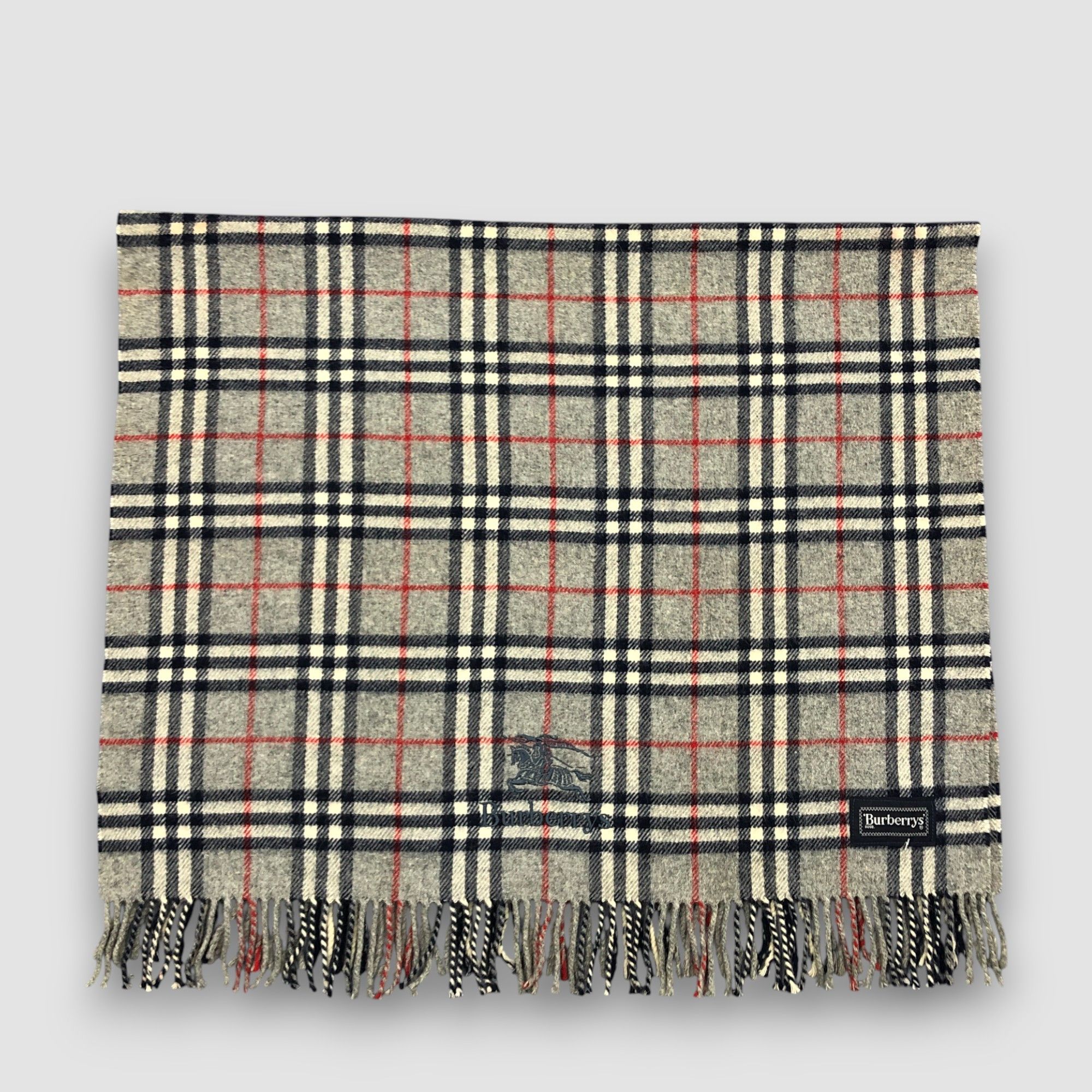 Burberry Vintage Burberry Scarf Muffler Wool Cashmere Scarves. Size ONE SIZE - 3 Thumbnail