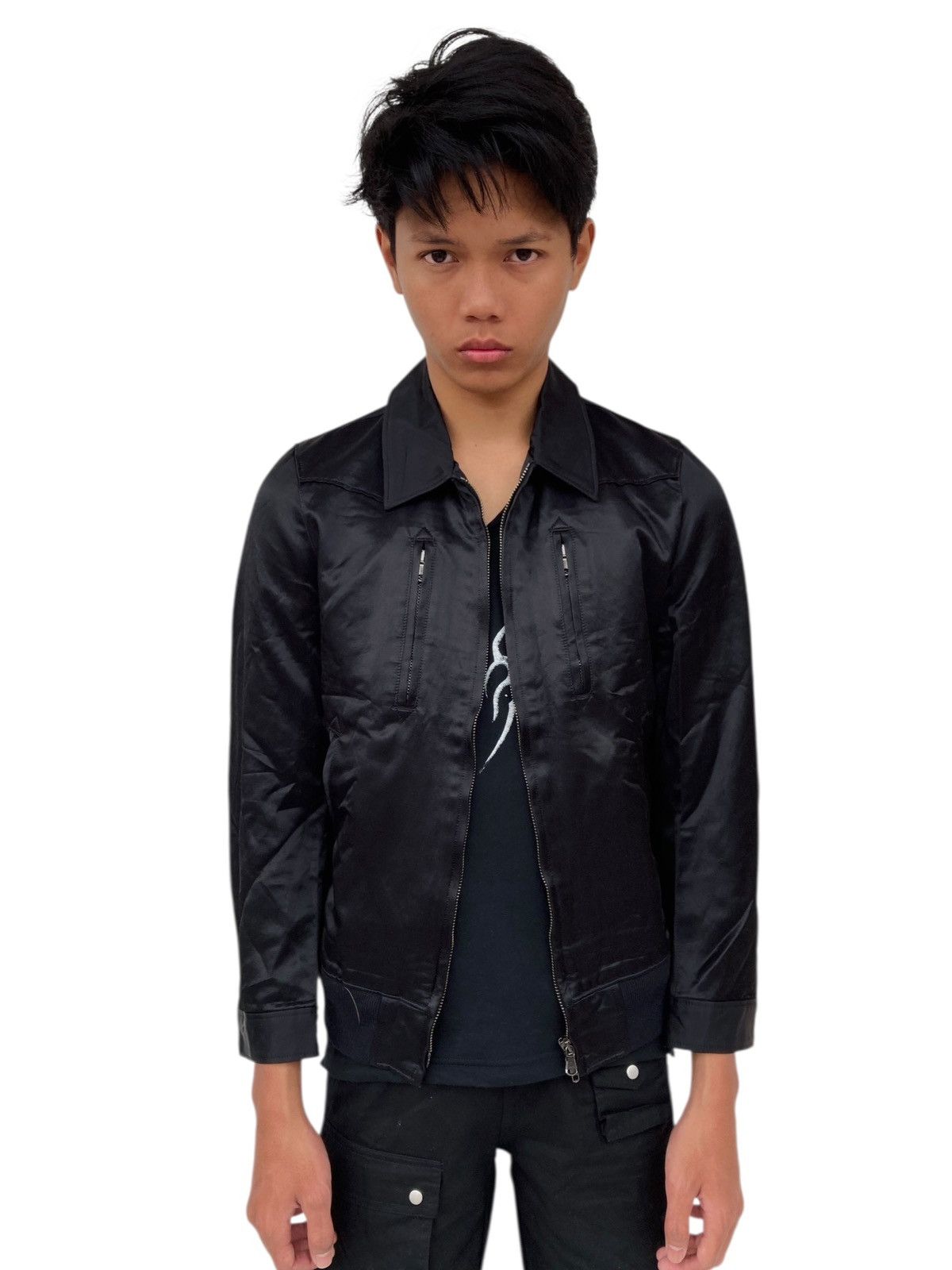 Shellac 2000s Lounge Lizard - Vkei Style Lampo Zips Jacket Size US M / EU 48-50 / 2 - 3 Thumbnail
