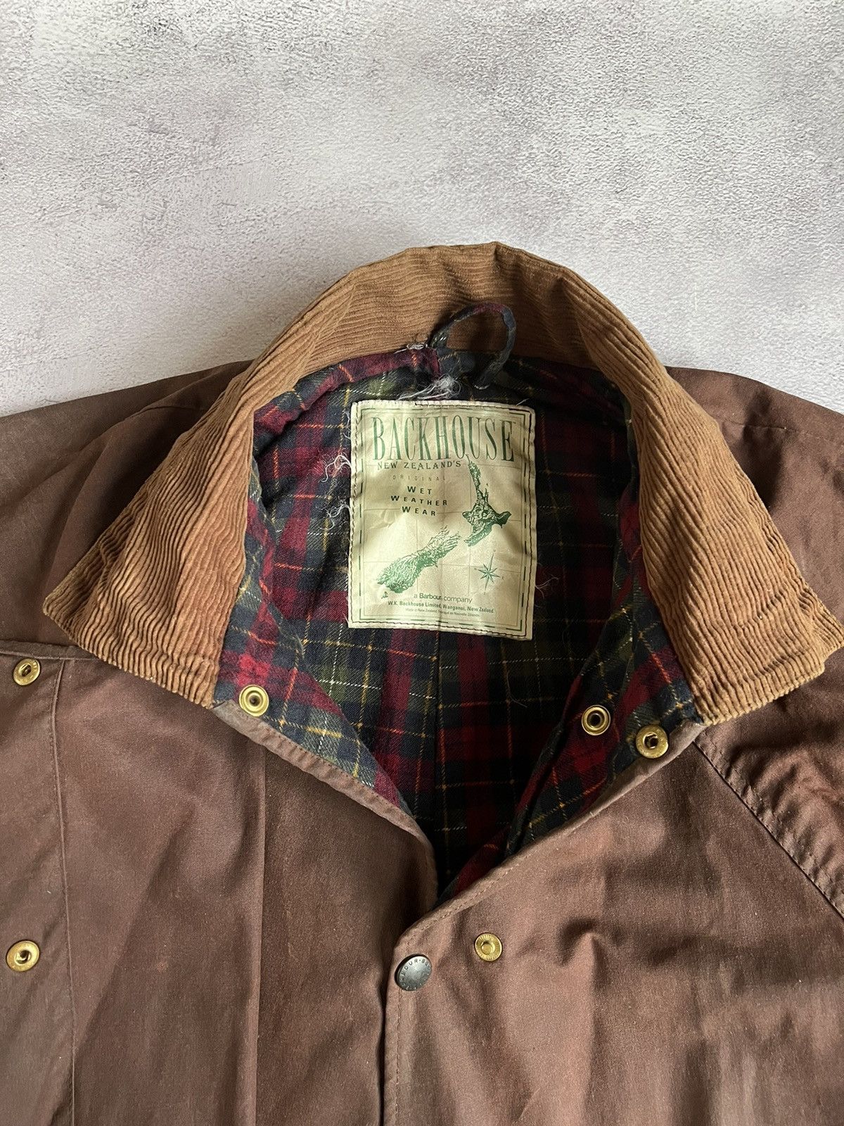 Barbour Vintage Backhouse Barbour Stockmans Coats Jackets Waxed Size US XL / EU 56 / 4 - 14 Thumbnail