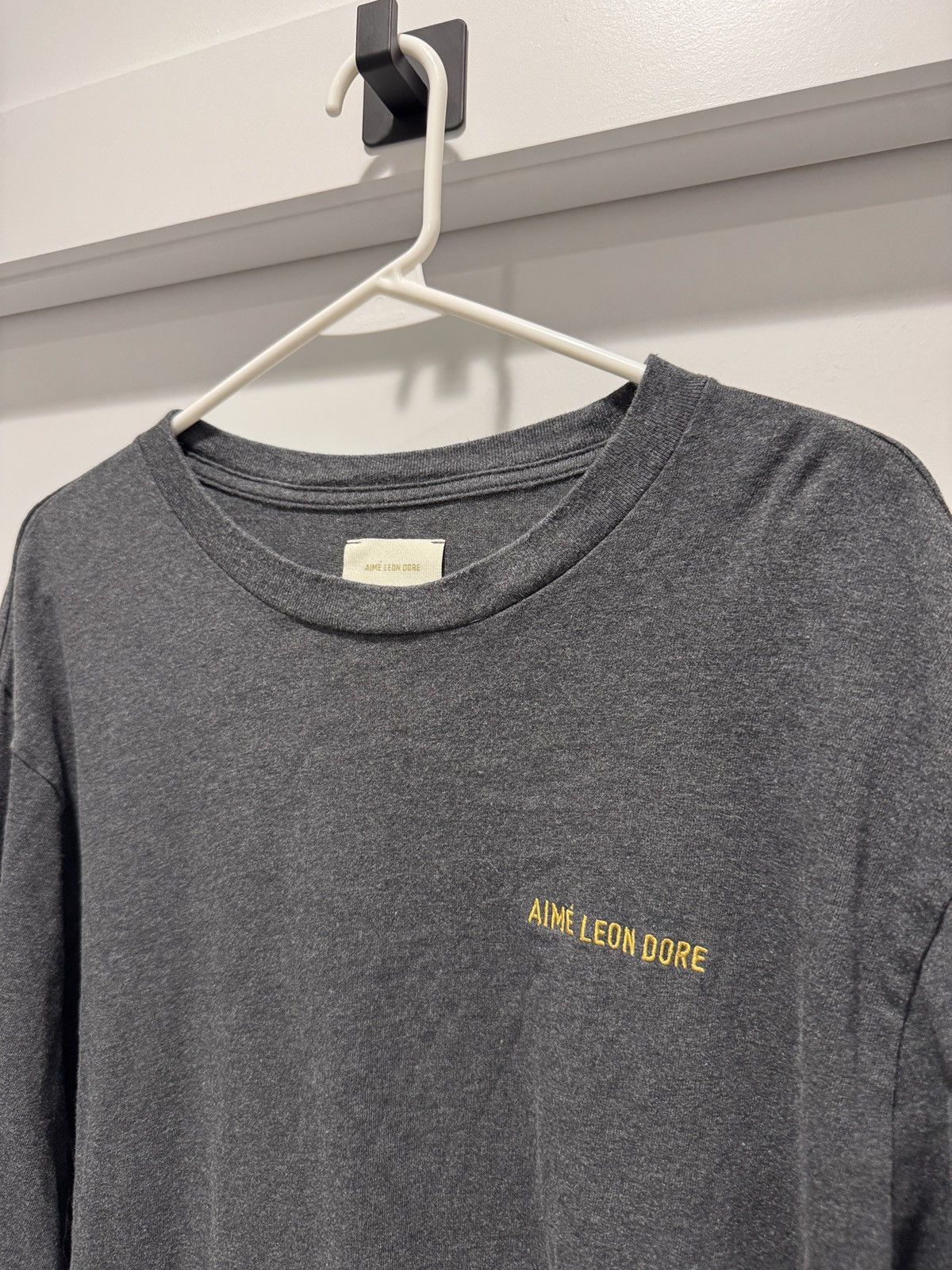 Aime Leon Dore Aime Leon Dore ALD Mens Dark Grey Logo Tee Size XXL 2XL Size US XXL / EU 58 / 5 - 4 Thumbnail