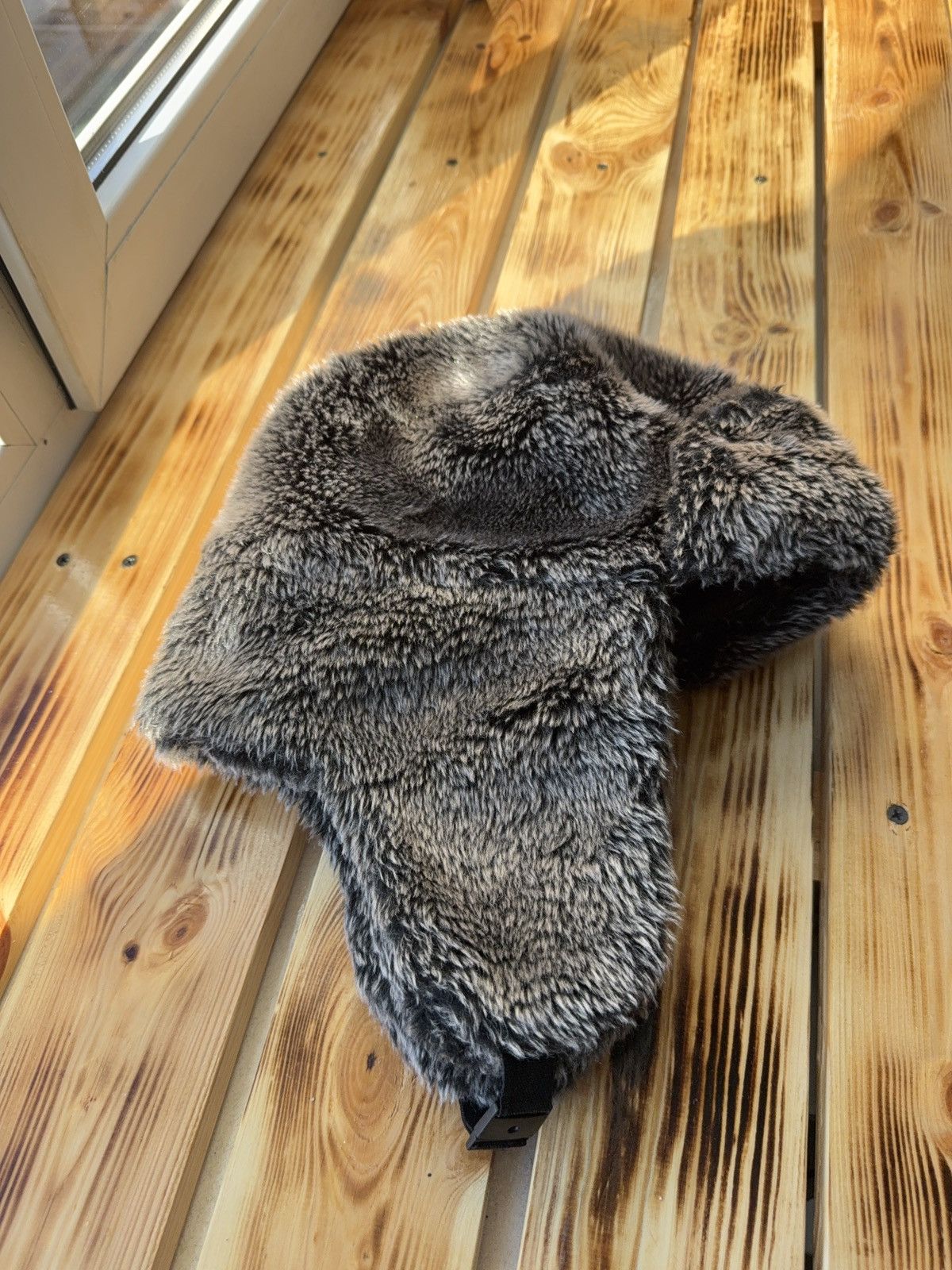 Le Grande Bleu (L.G.B.) Vintage Y2K Fuzzy Fur Ushanka Hat if six was nine LGB Style Size ONE SIZE - 4 Thumbnail