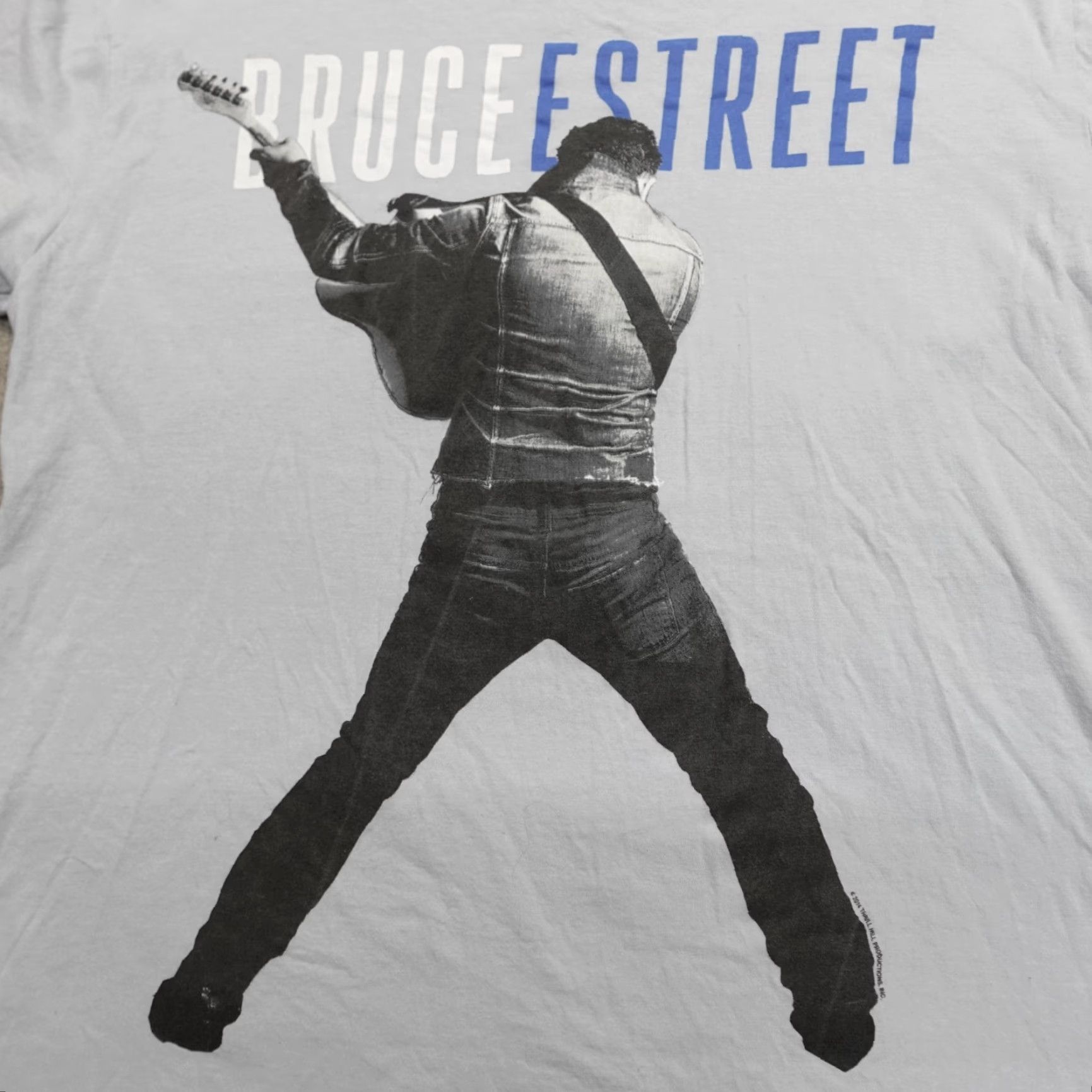 Doublet VINTAGE Bruce Springsteen Shirt Large Blue 2014 Tour Double Sided Mens T-Shirt L Blue Cotton Blend Short Sleeve Crew Neck Graphic Print Size US L / EU 52-54 / 3 - 2 Thumbnail