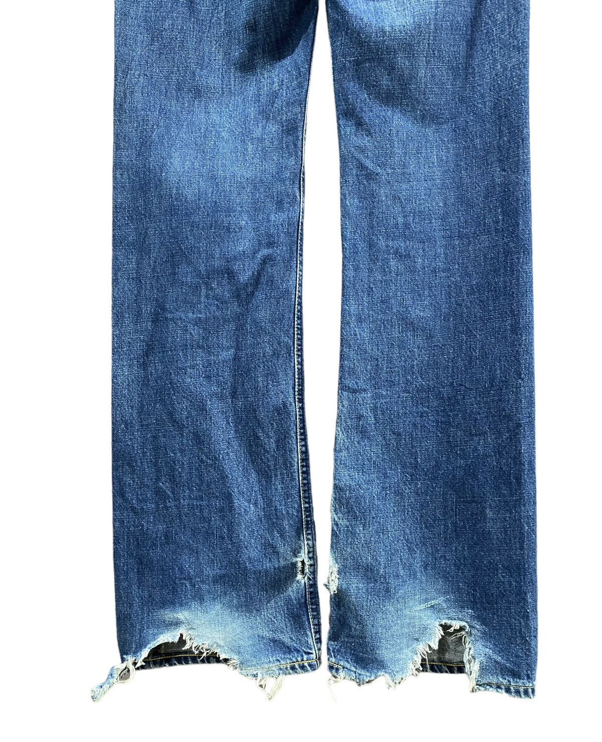 Lee Vintage Lee Boot Cut Flare Distressed Jeans W30” Size US 30 / EU 46 - 9 Thumbnail