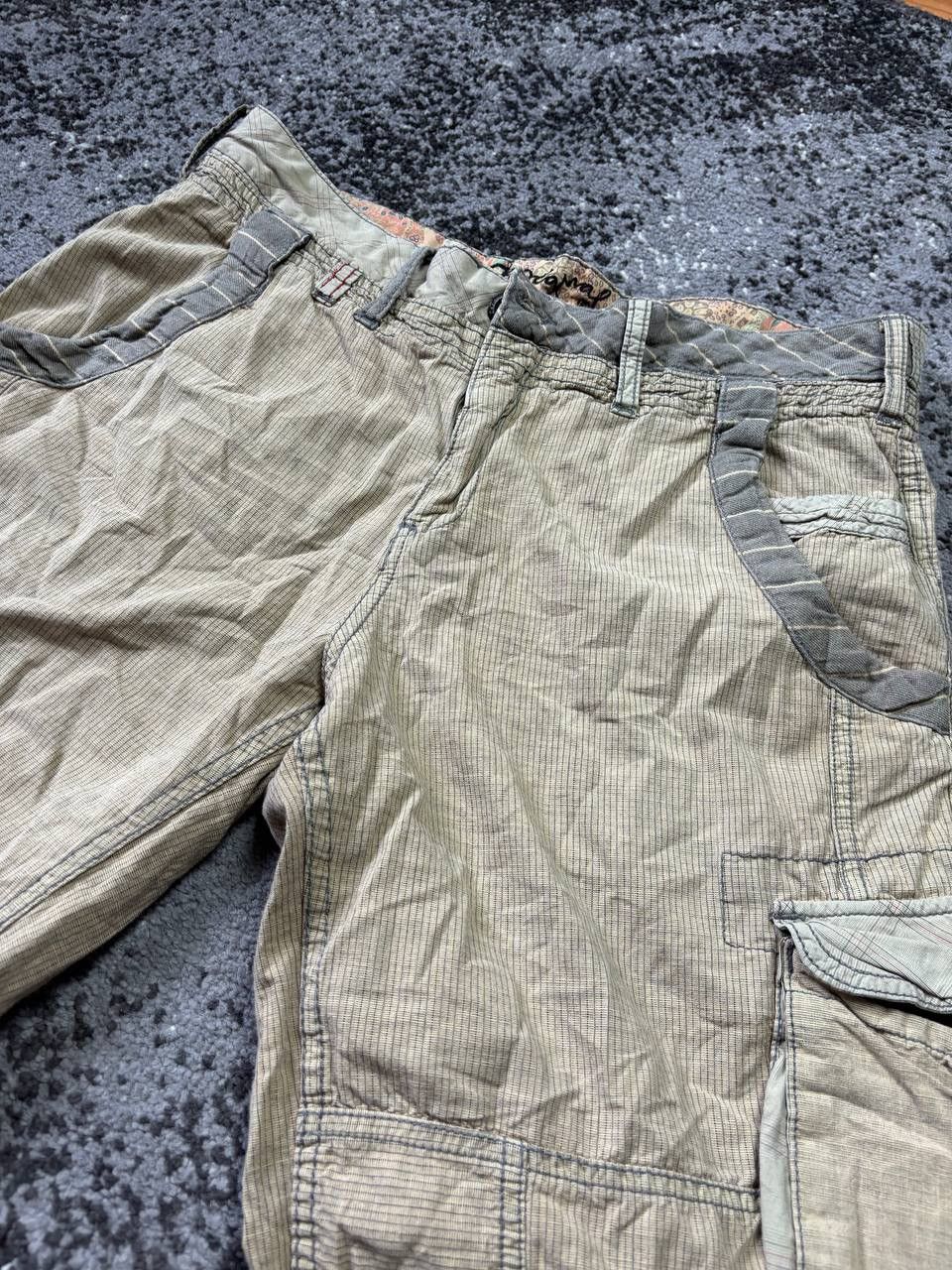 Desigual × Vintage Vintage Y2K Desigual Cargo Shorts Is Not The Same Size US 33 - 2 Thumbnail