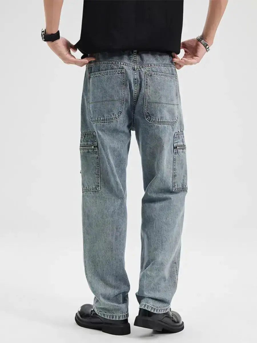 Japanese Brand American vintage trend pocket work jeans Size US 30 / EU 46 - 6 Thumbnail