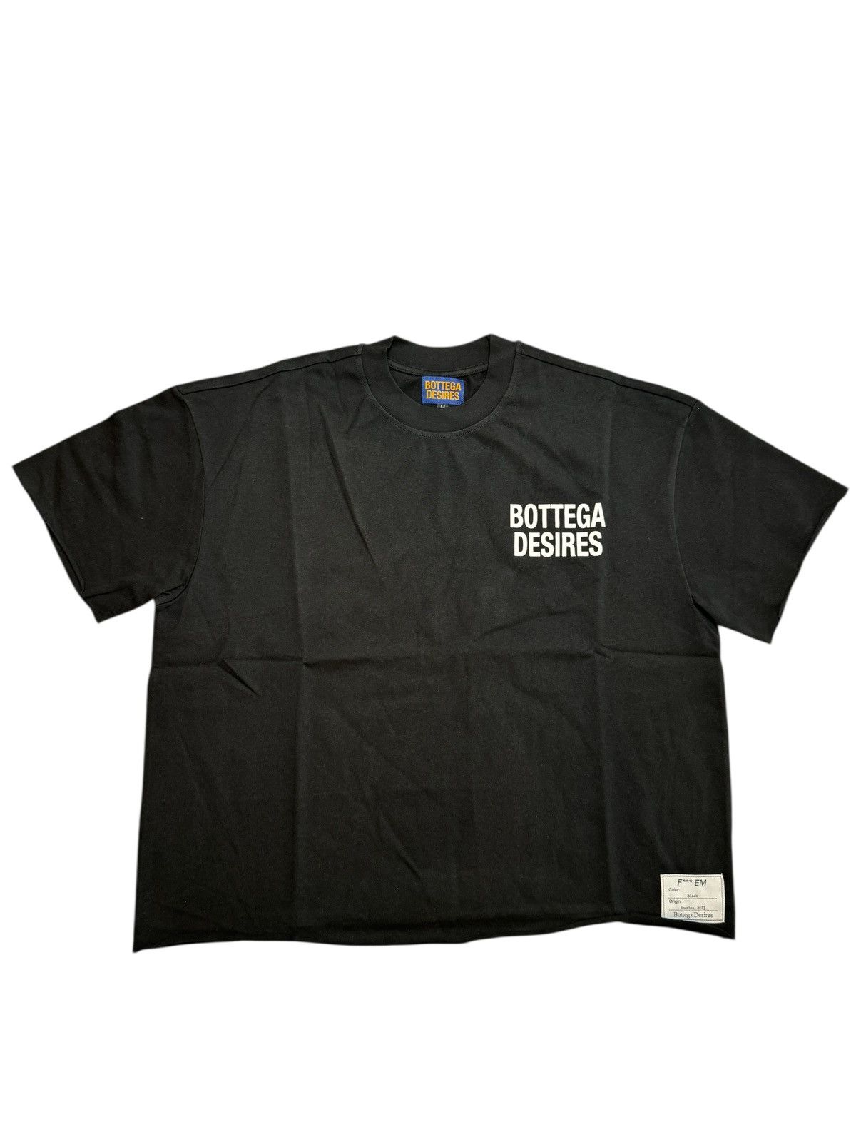 Other Bottega Desires Fuck 'Em Tee Black SIZE LARGE Size US L / EU 52-54 / 3 - 2 Thumbnail