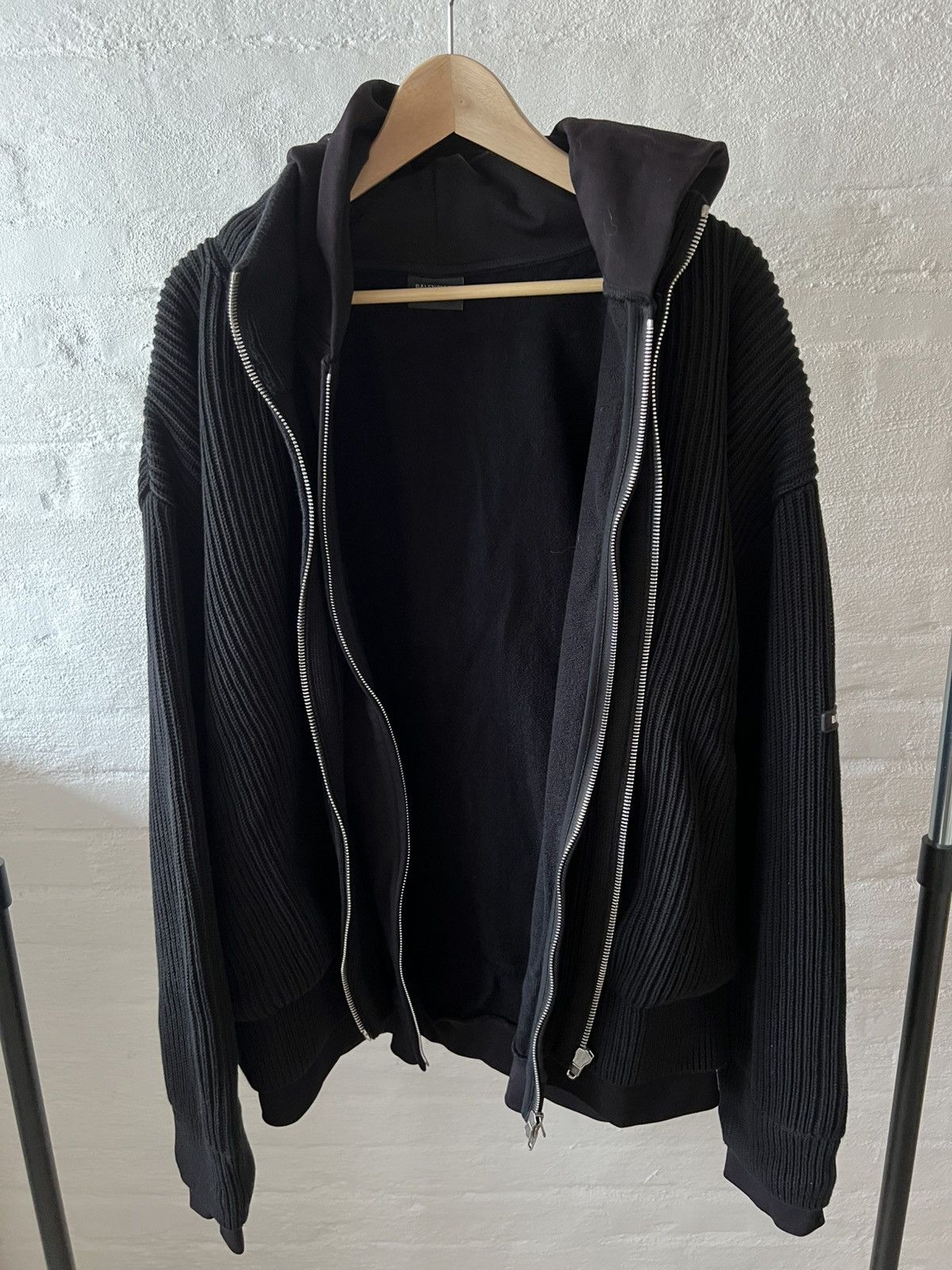 Balenciaga Balenciaga layered unity zip up hoodie Size US L / EU 52-54 / 3 - 4 Thumbnail