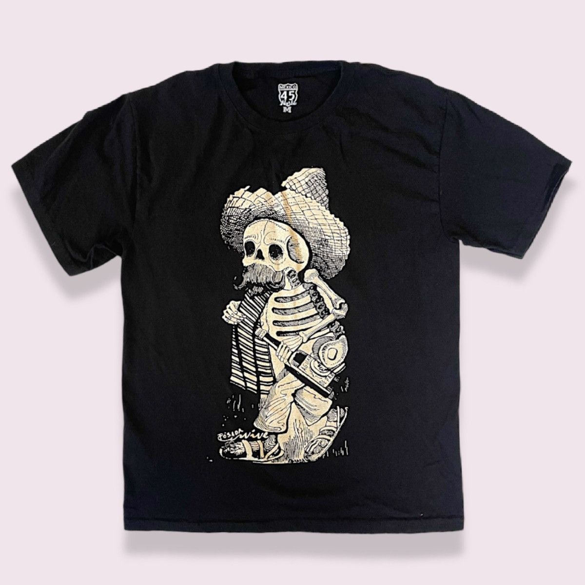 Mexicana Calavera Maderista Tee Size US M / EU 48-50 / 2 - 1 Thumbnail