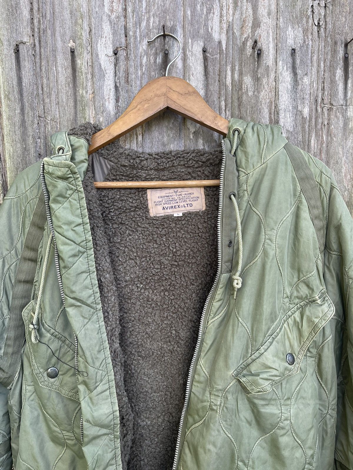 Avirex Vintage Avirex Quilted Liner Parka Jacket Size L Size US L / EU 52-54 / 3 - 19 Thumbnail