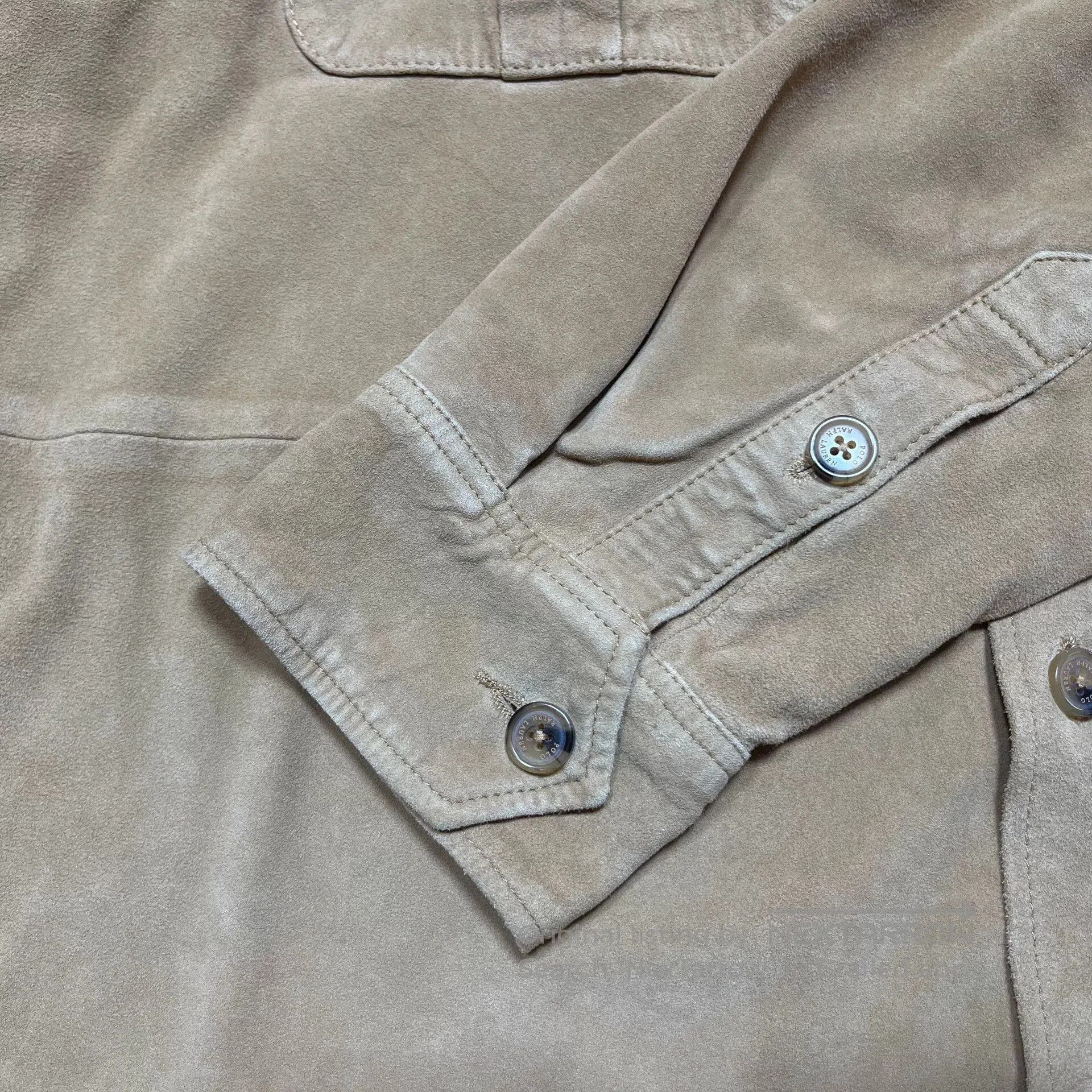 RRL Ralph Lauren Double RL Ralph Lauren Suede Shirt. Size US M / EU 48-50 / 2 - 7 Thumbnail