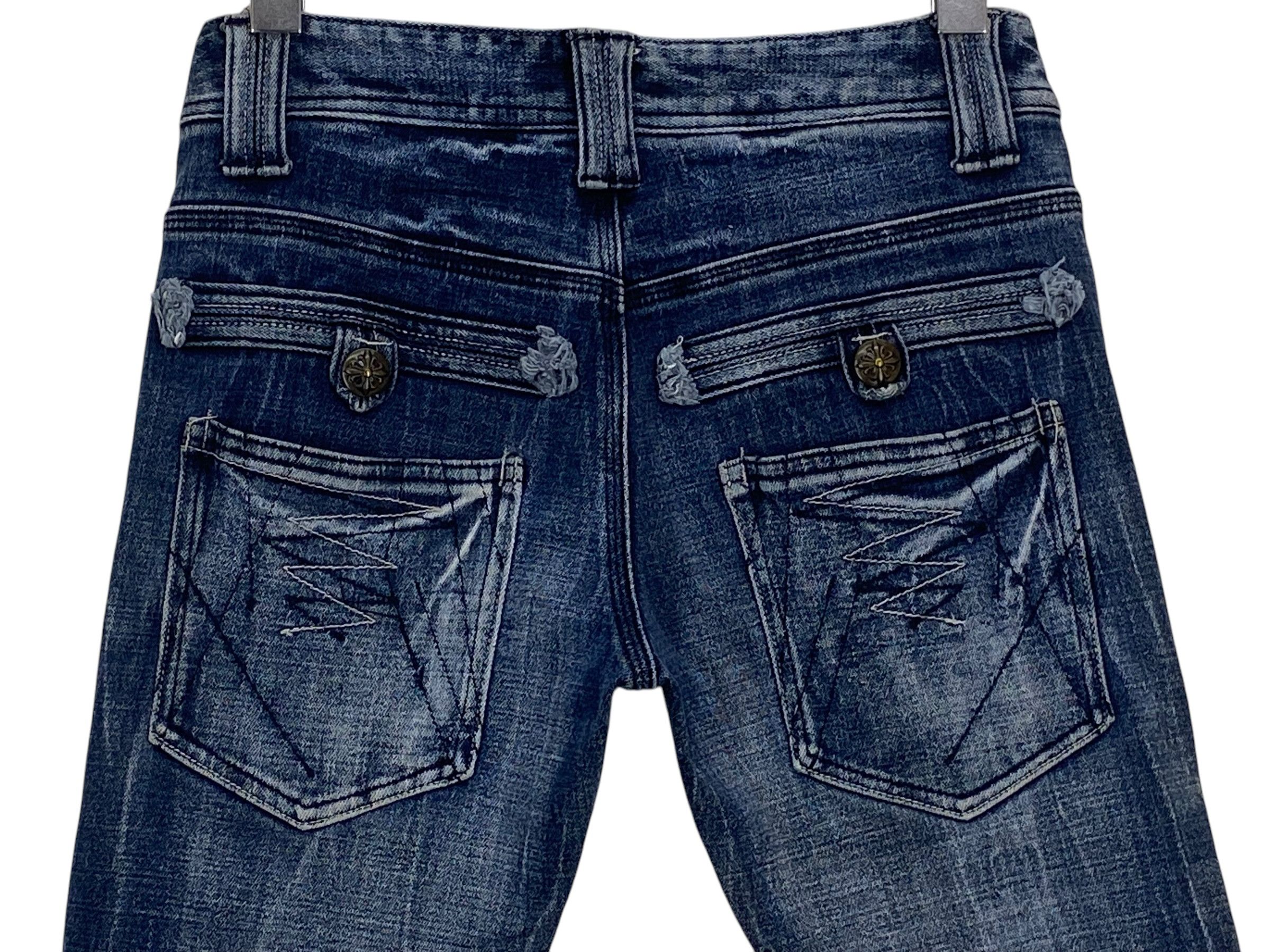 Japanese Brand BCBG Bootcut Denim Jeans Flare Jeans Pants New Age Cowboys Size 25" / US 0 / IT 36 - 5 Thumbnail