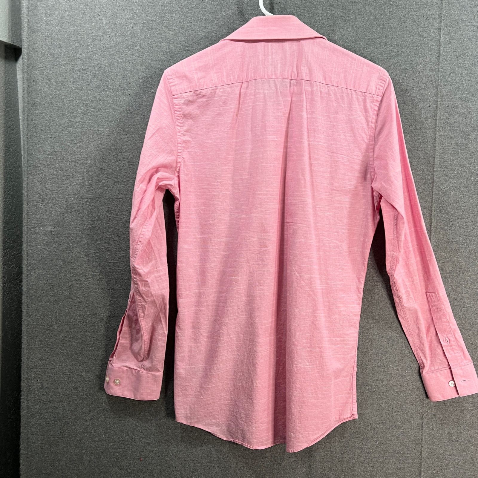 Apt. 9 APT.9 Men's Long-sleeve Button-up Shirt Pink Size 32/33 Size US S / EU 44-46 / 1 - 2 Thumbnail
