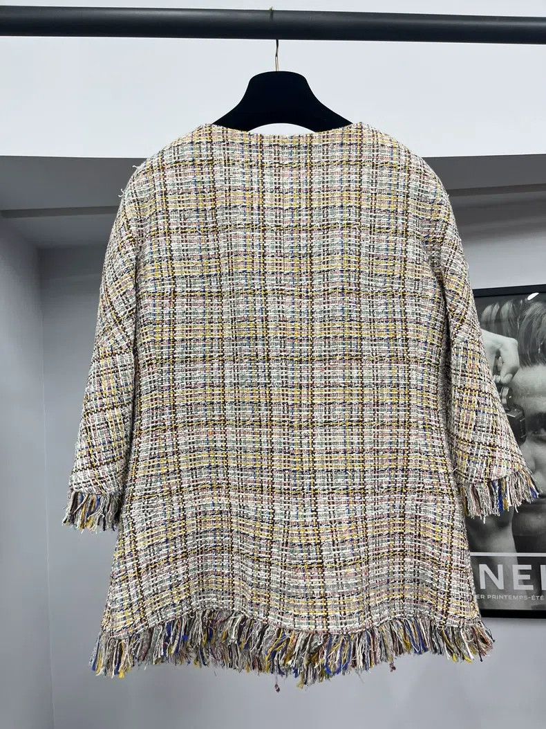 Chanel Chanel Colourful tweed tassel coat Size XS / US 0-2 / IT 36-38 - 3 Thumbnail