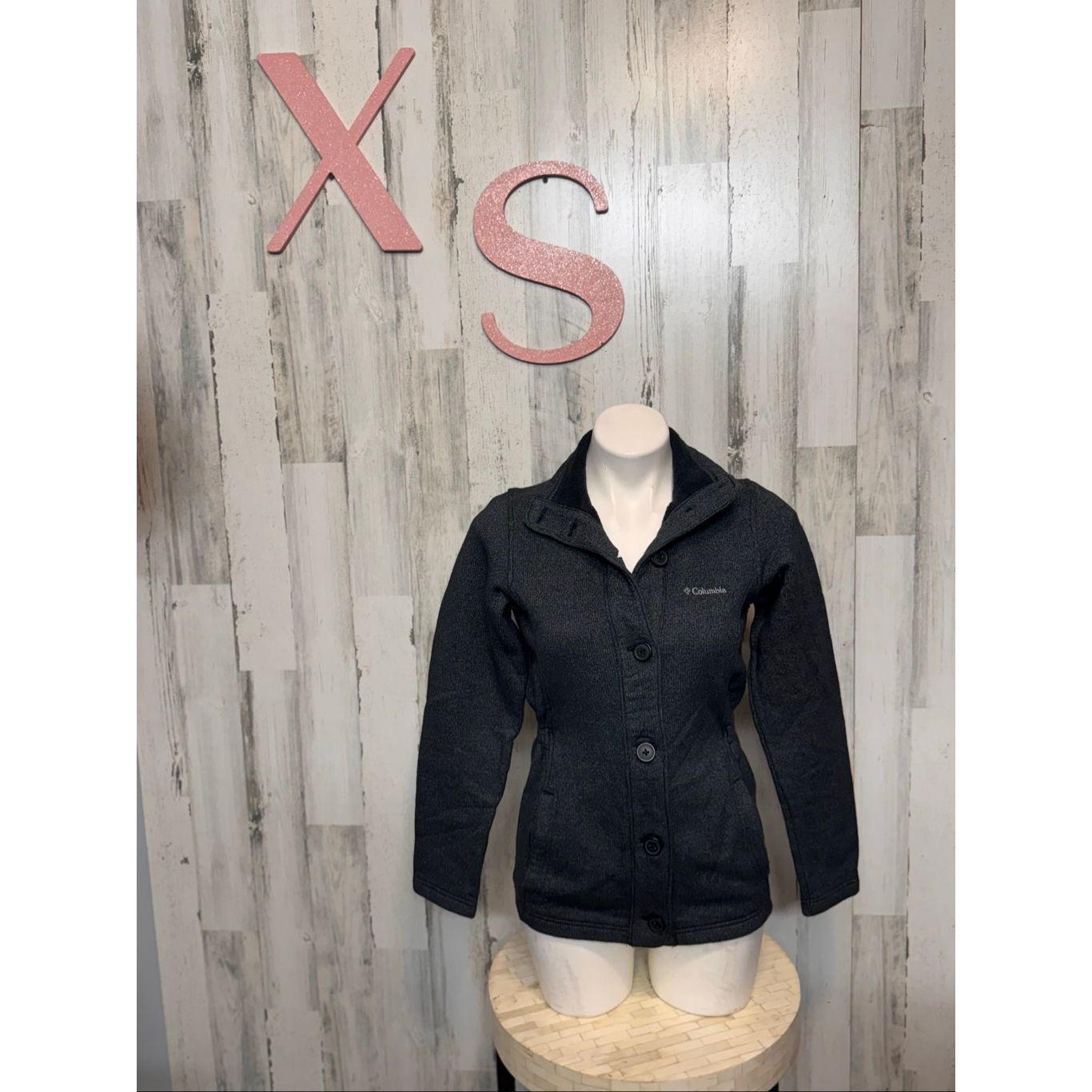 Columbia Columbia Sportswear Black Button-Up Fleece Jacket Women’s XS Size XS / US 0-2 / IT 36-38 - 1 Thumbnail