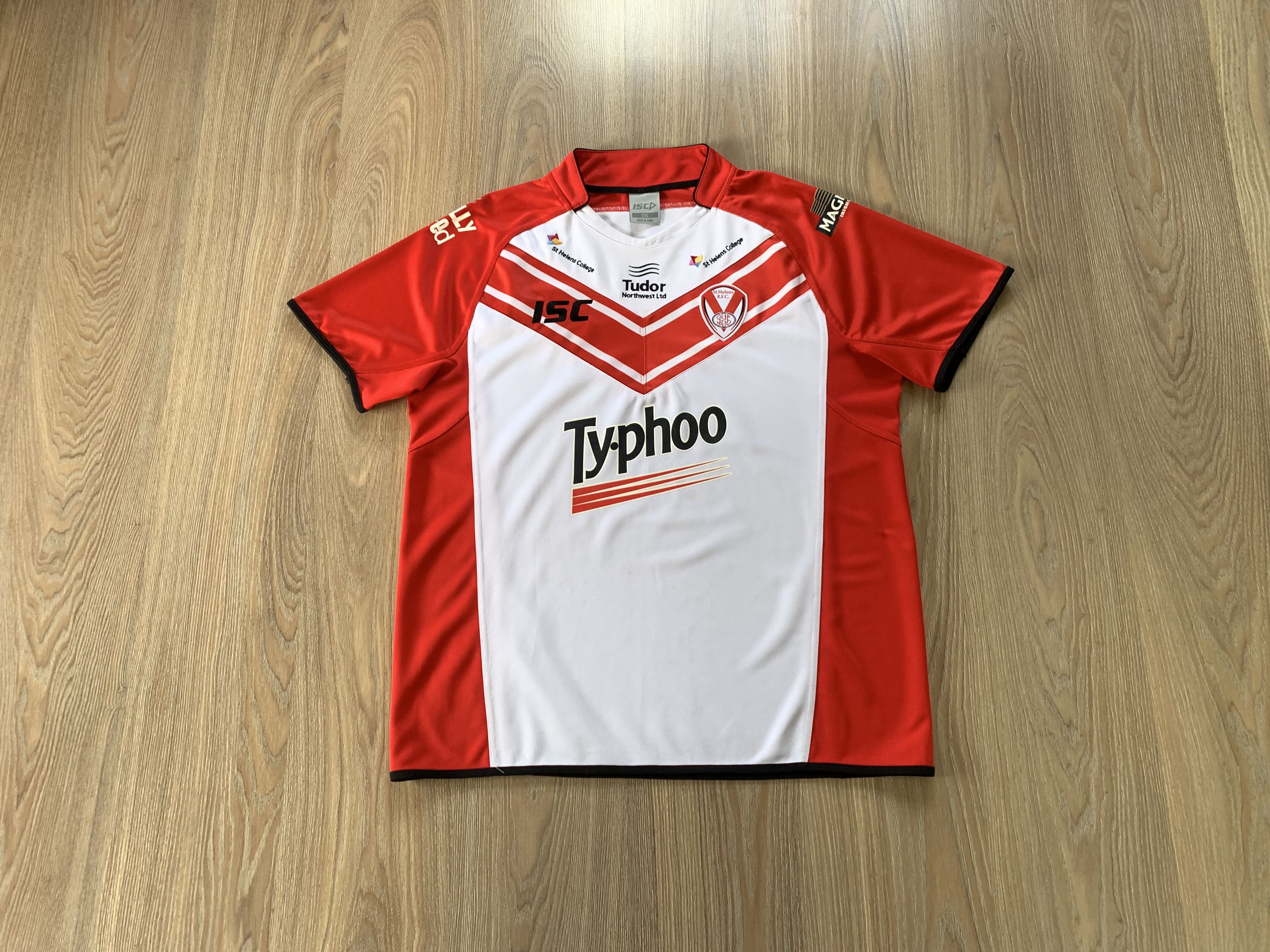 Vintage St. Helens RFC Rugby League 2014-15 Home Jersey ISC Size US XXL / EU 58 / 5 - 1 Thumbnail